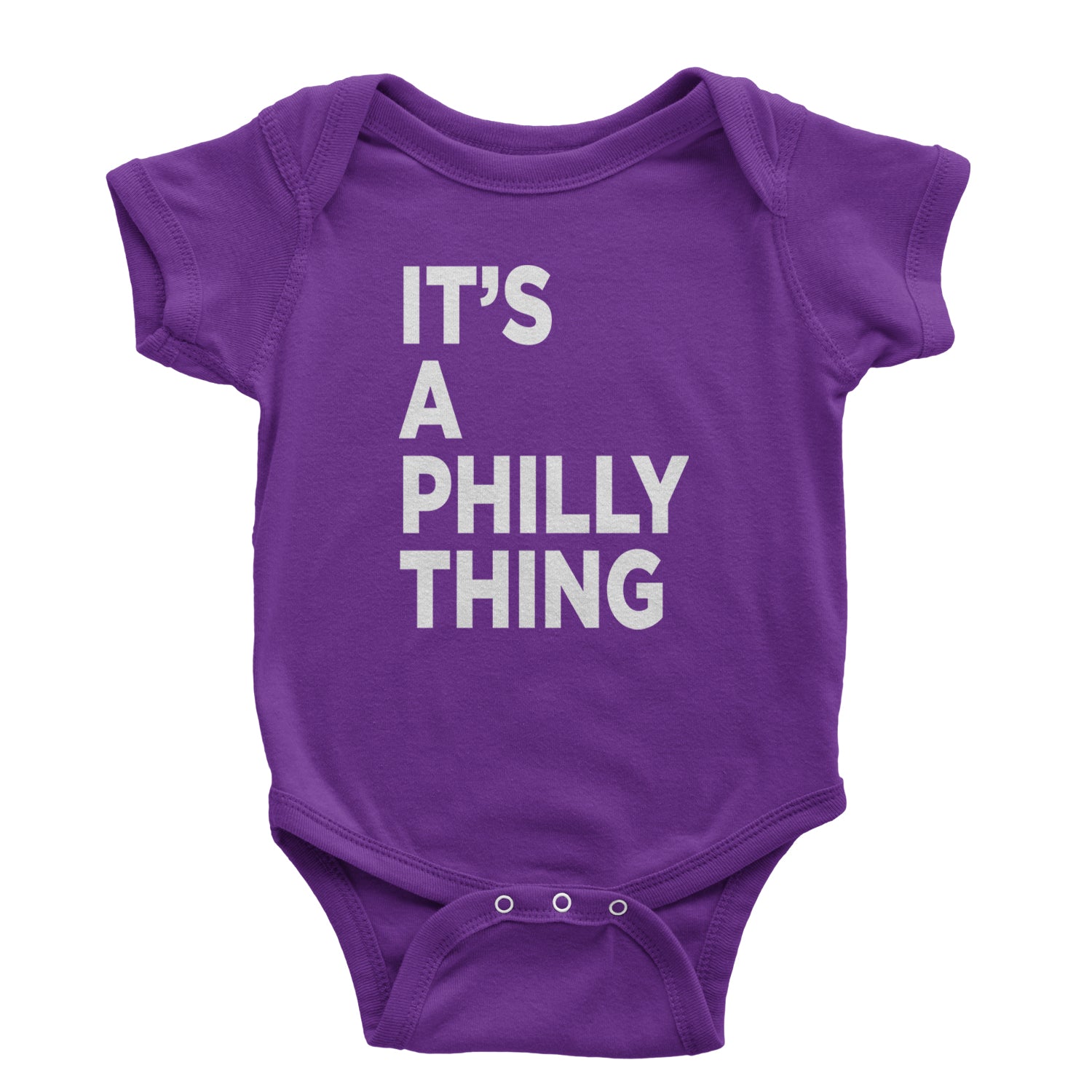 PHILLY It's A Philly Thing Infant One-Piece Romper Bodysuit and Toddler T-shirt Purple