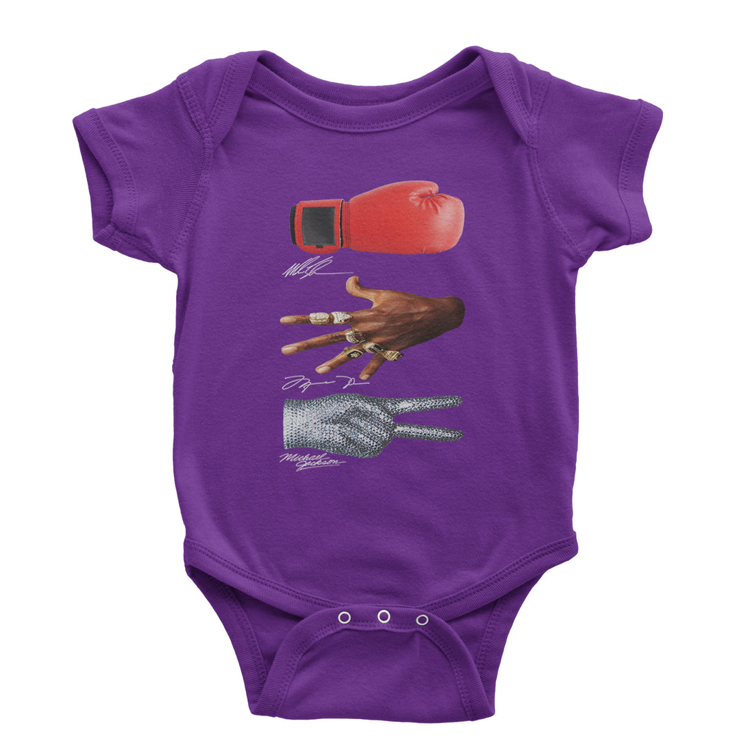 Tyson Jordan Jackson Iconic Michaels Infant One-Piece Romper Bodysuit and Toddler T-shirt Purple