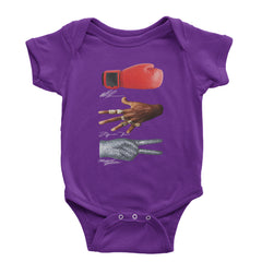 Tyson Jordan Jackson Iconic Michaels Infant One-Piece Romper Bodysuit and Toddler T-shirt Purple