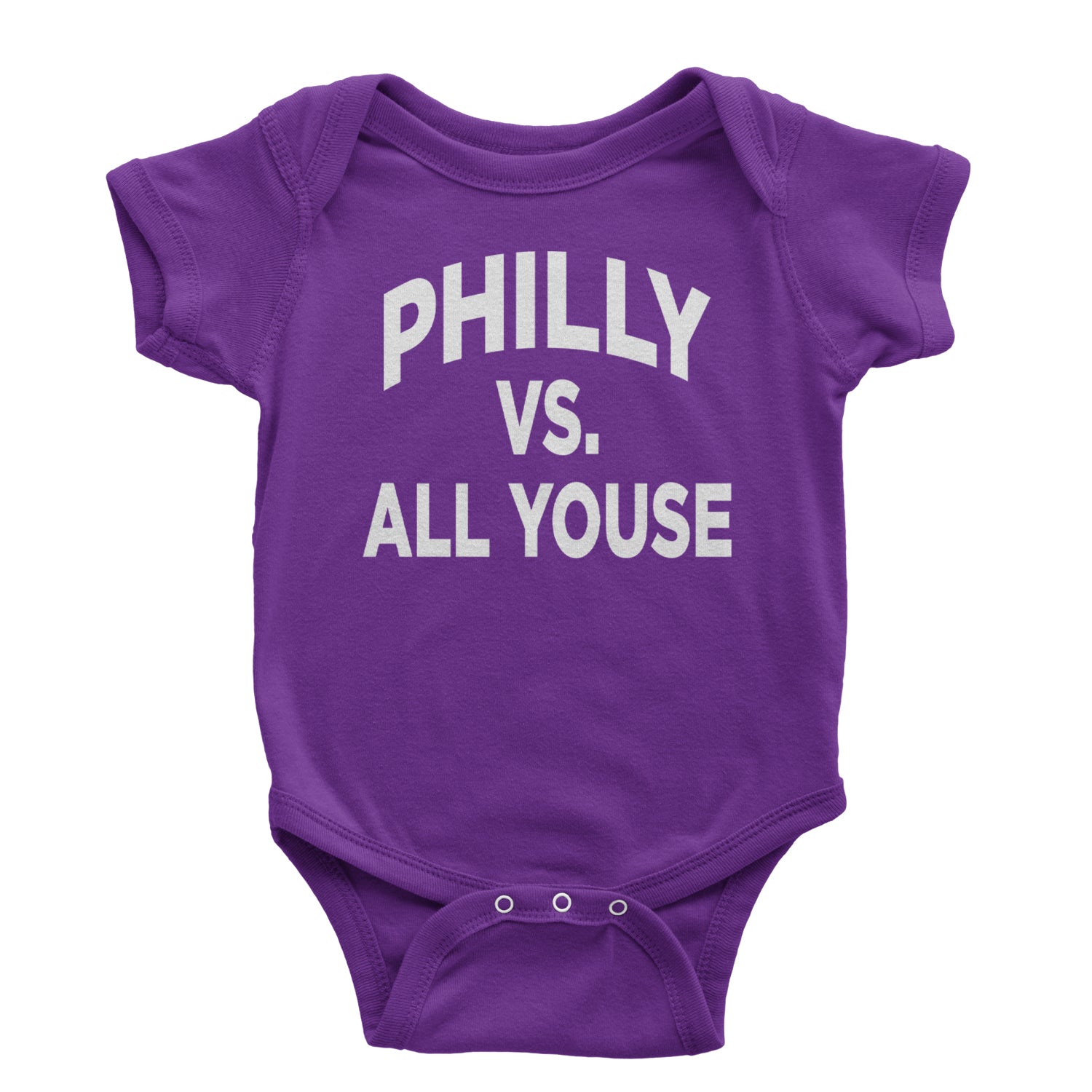 Philly Vs. All Youse Philly Thing Infant One-Piece Romper Bodysuit and Toddler T-shirt Purple