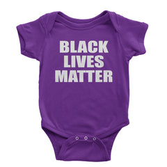 Black Lives Matter BLM Infant One-Piece Romper Bodysuit and Toddler T-shirt Purple