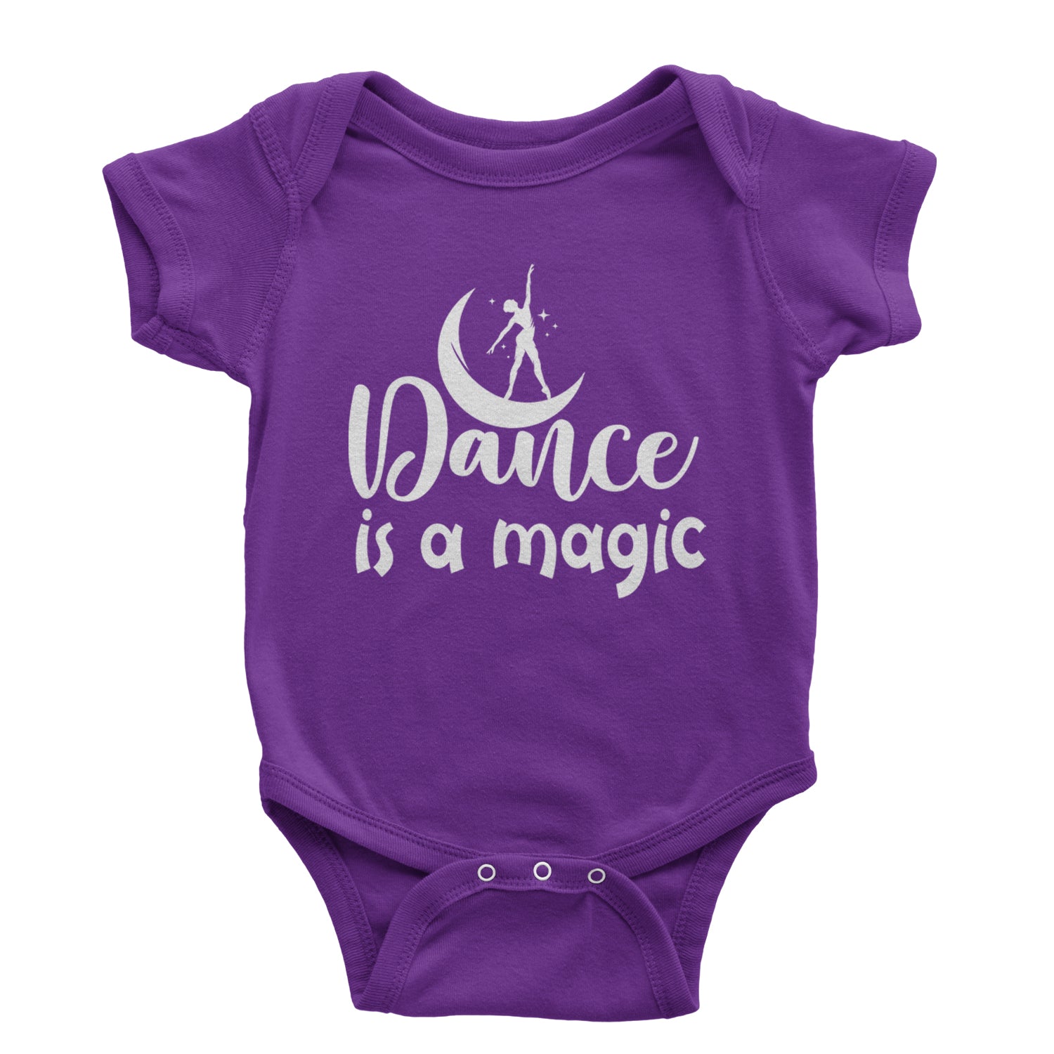 Dance Is Magic Infant One-Piece Romper Bodysuit and Toddler T-shirt Purple