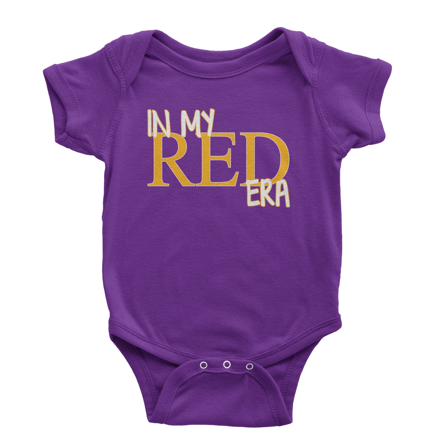 In My Red Era Kansas City Infant One-Piece Romper Bodysuit and Toddler T-shirt Purple