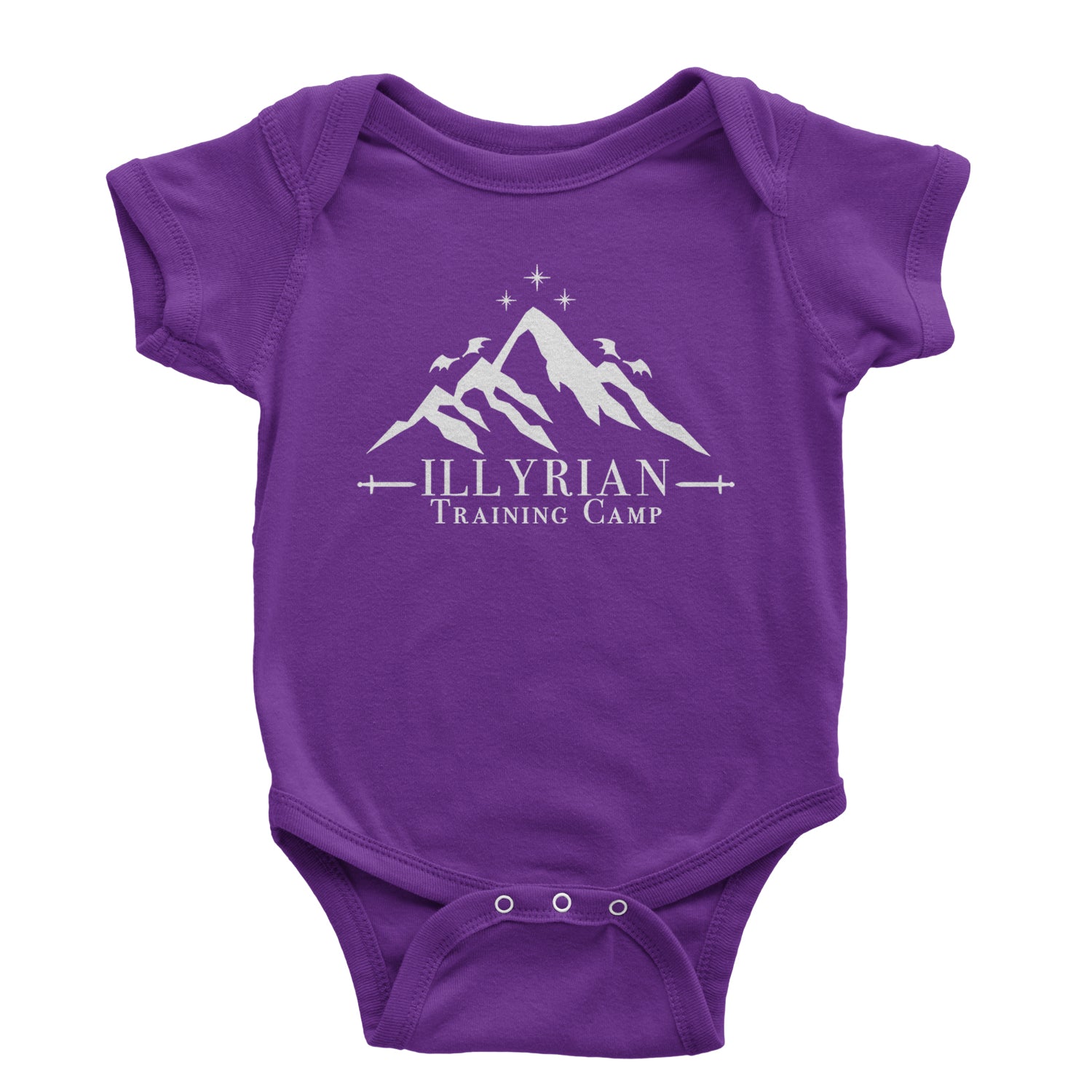 Illyrian Training Camp Night Court Infant One-Piece Romper Bodysuit and Toddler T-shirt Purple