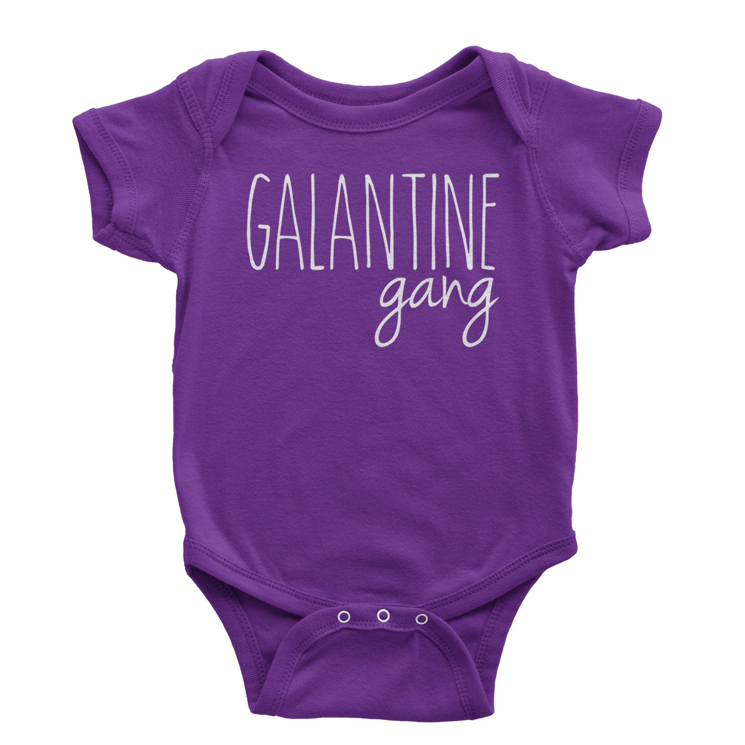 Galentine Gang Valentine's Shirt Infant One-Piece Romper Bodysuit and Toddler T-shirt Purple