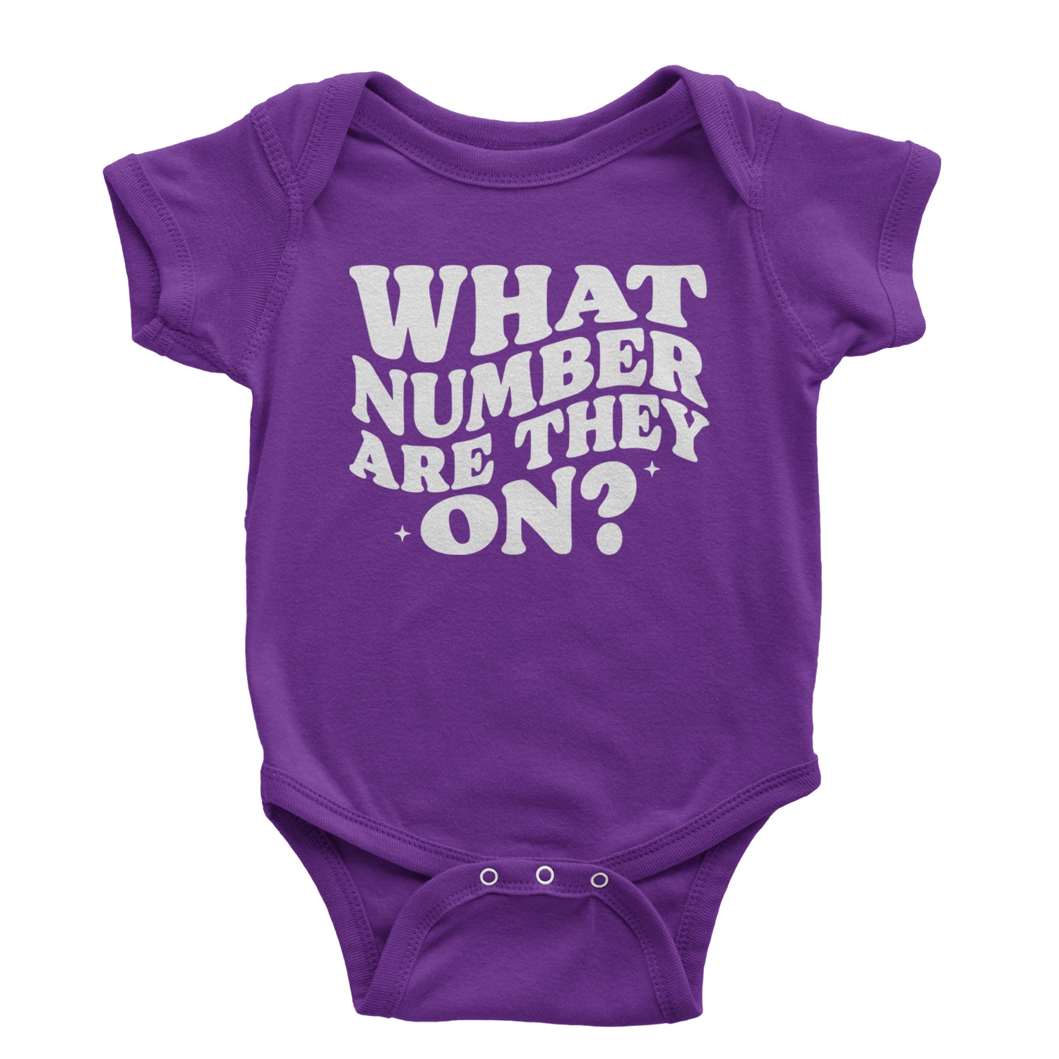 What Number Are They On Dance Infant One-Piece Romper Bodysuit and Toddler T-shirt Purple