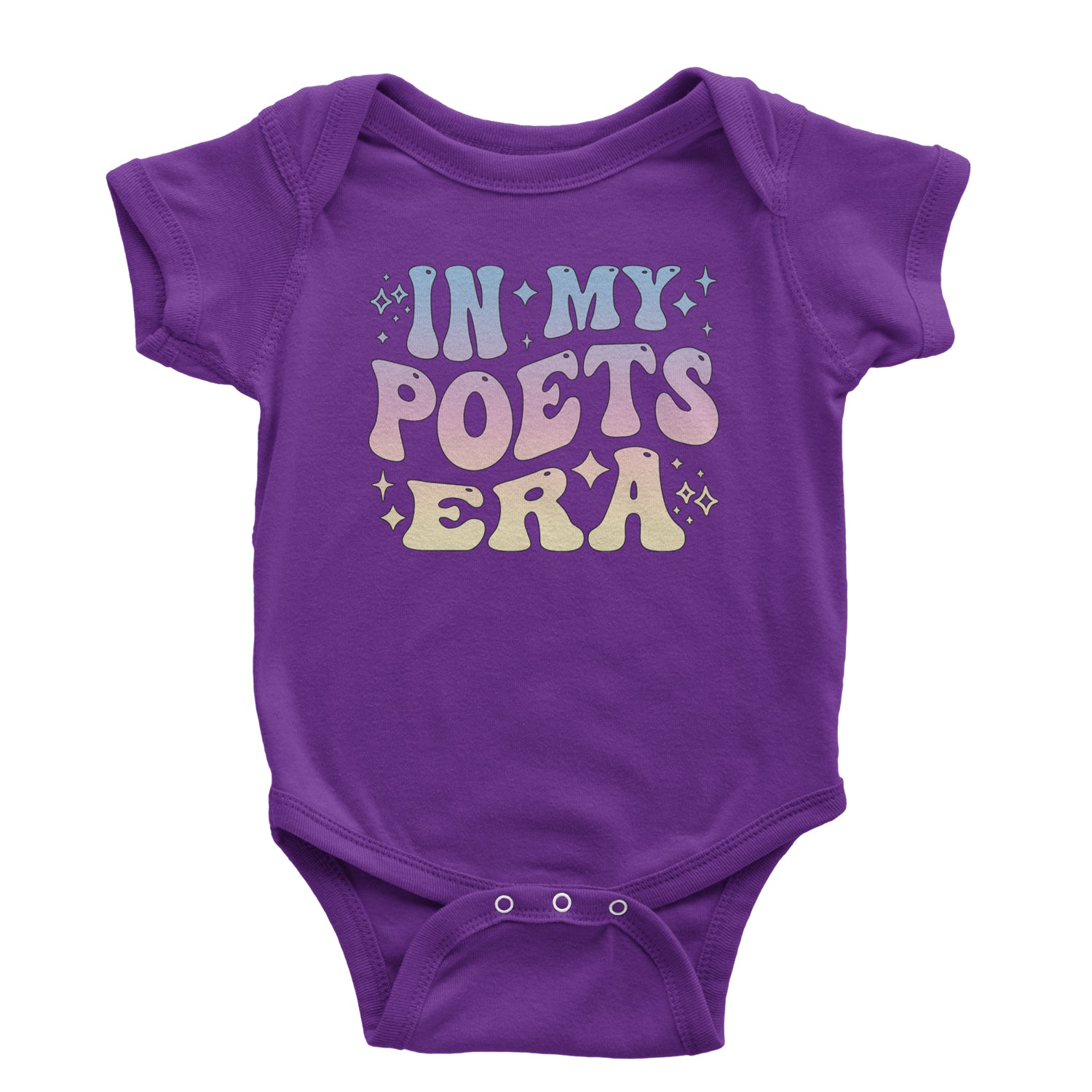 In My Poet Era Tie Dye TTPD Music Infant One-Piece Romper Bodysuit and Toddler T-shirt Purple