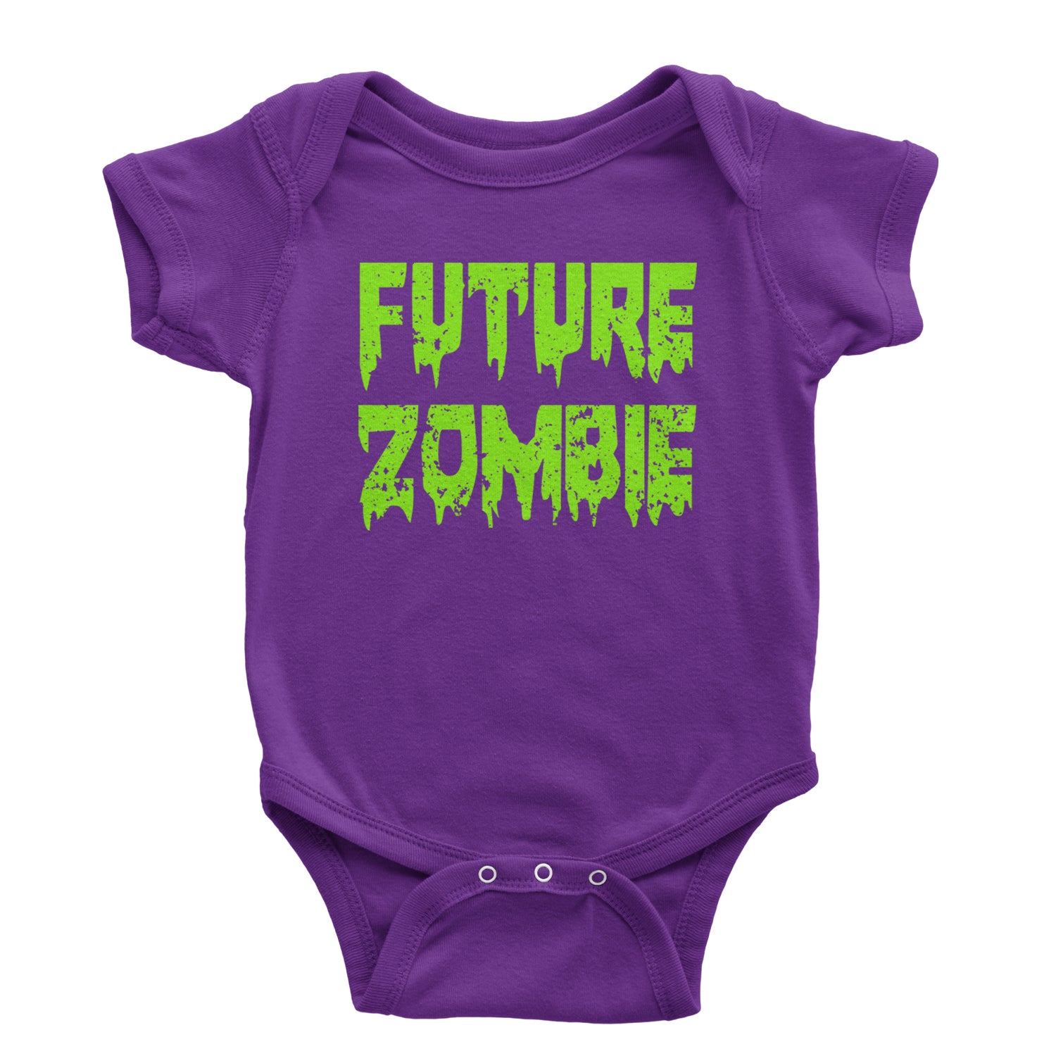 Future Zombie Horror Infant One-Piece Romper Bodysuit and Toddler T-shirt Purple