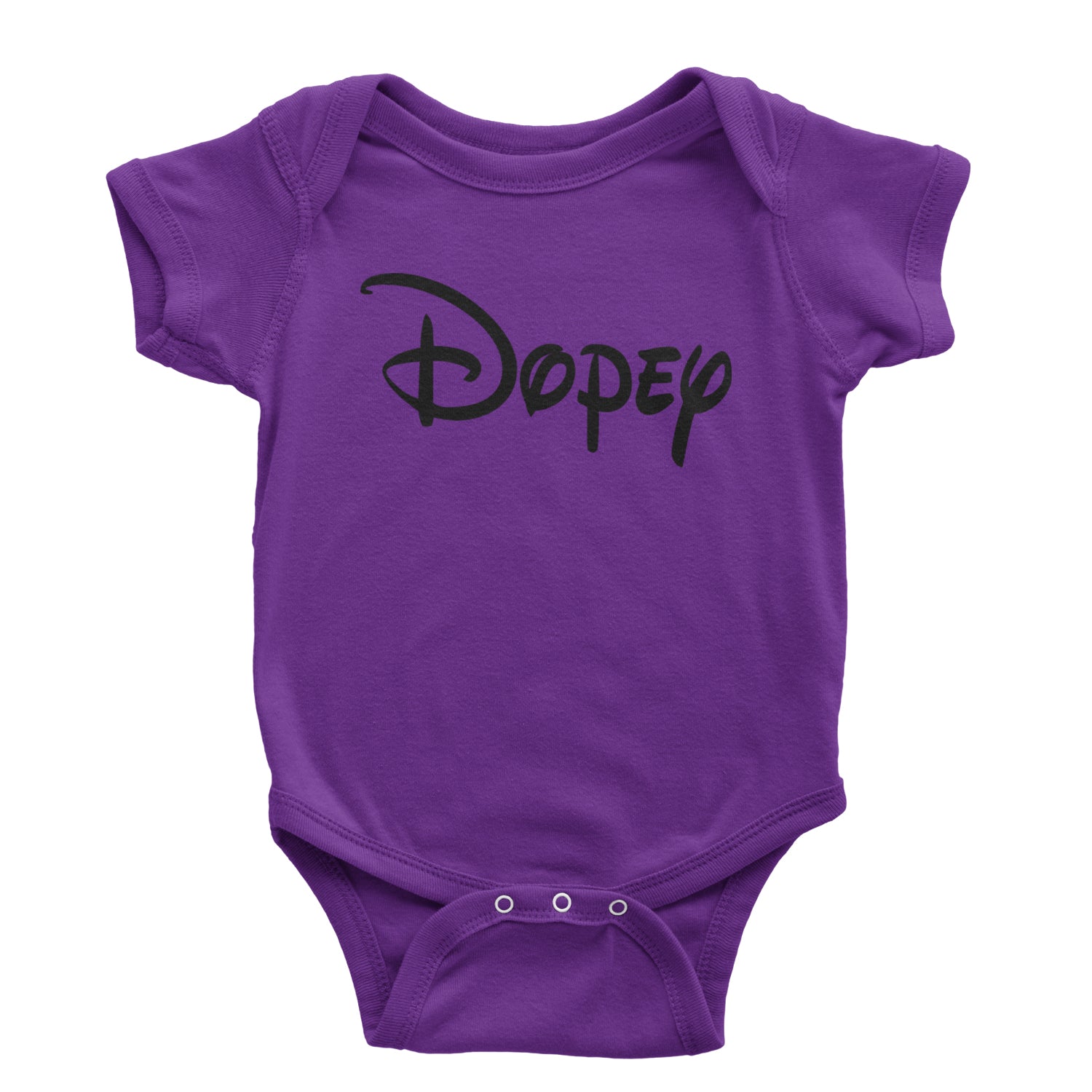 Dopey - 7 Dwarfs Costume Infant One-Piece Romper Bodysuit and Toddler T-shirt Purple