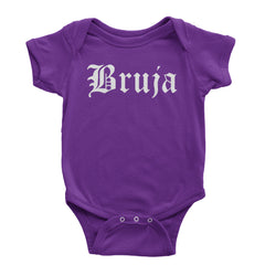 Bruja Gothic Spanish Witch Infant One-Piece Romper Bodysuit and Toddler T-shirt Purple