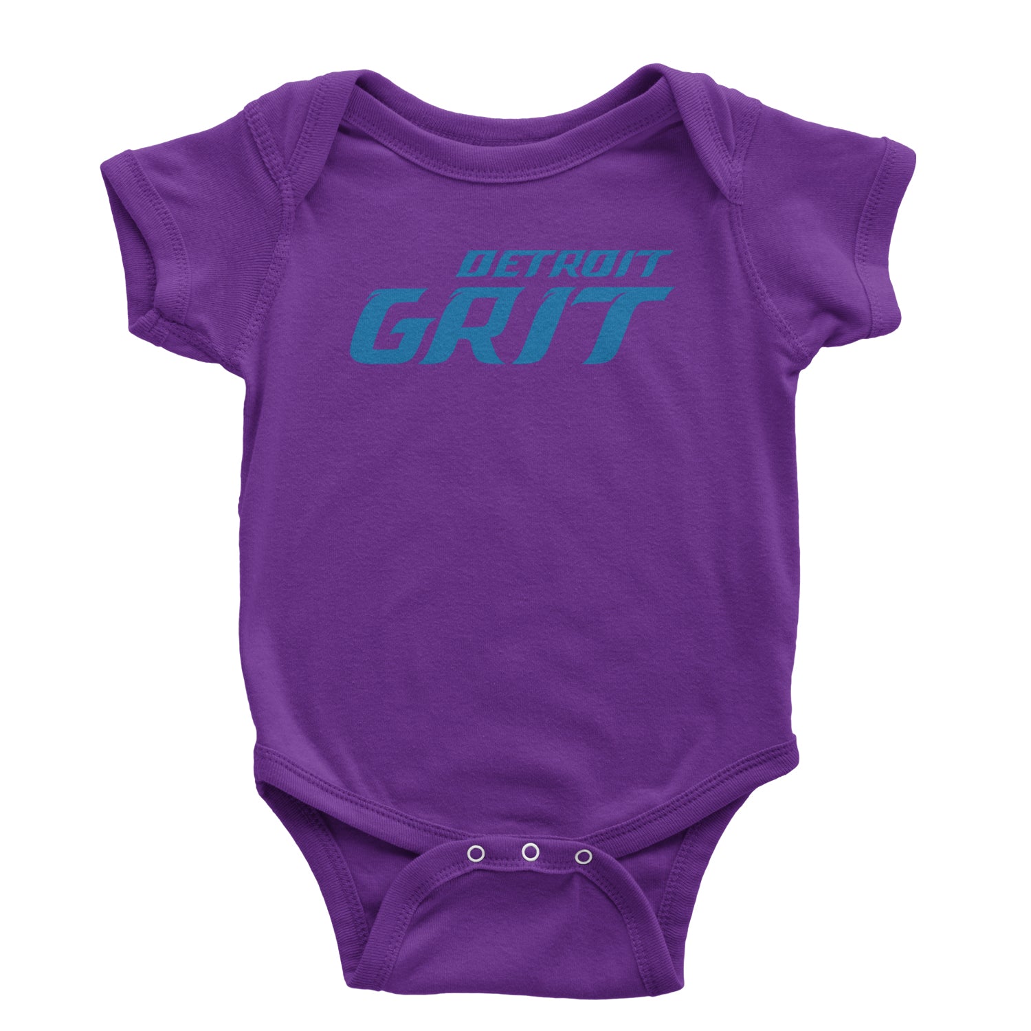 Grit Detroit Football Hard Knocks Infant One-Piece Romper Bodysuit and Toddler T-shirt Purple