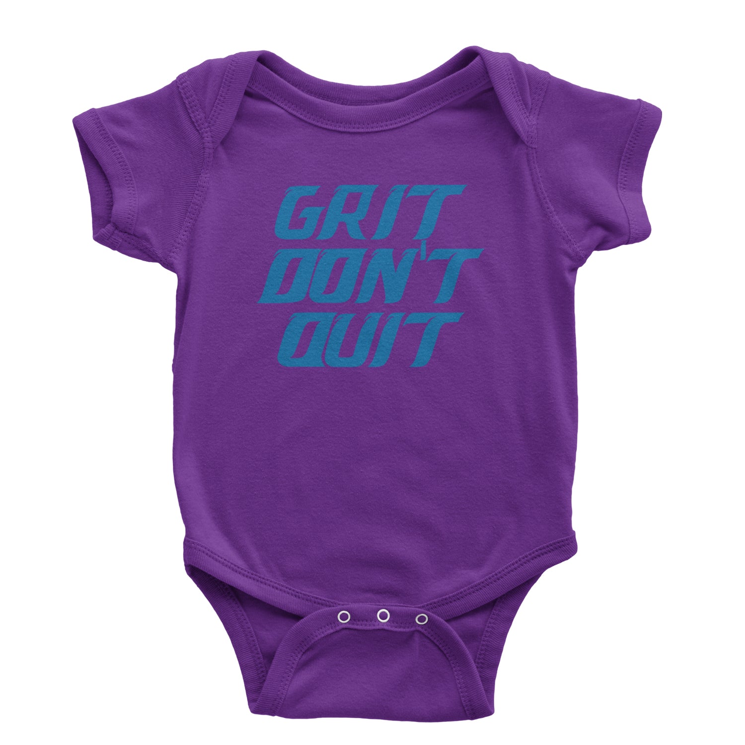 Grit Don't Quit Detroit Grit Infant One-Piece Romper Bodysuit and Toddler T-shirt Purple