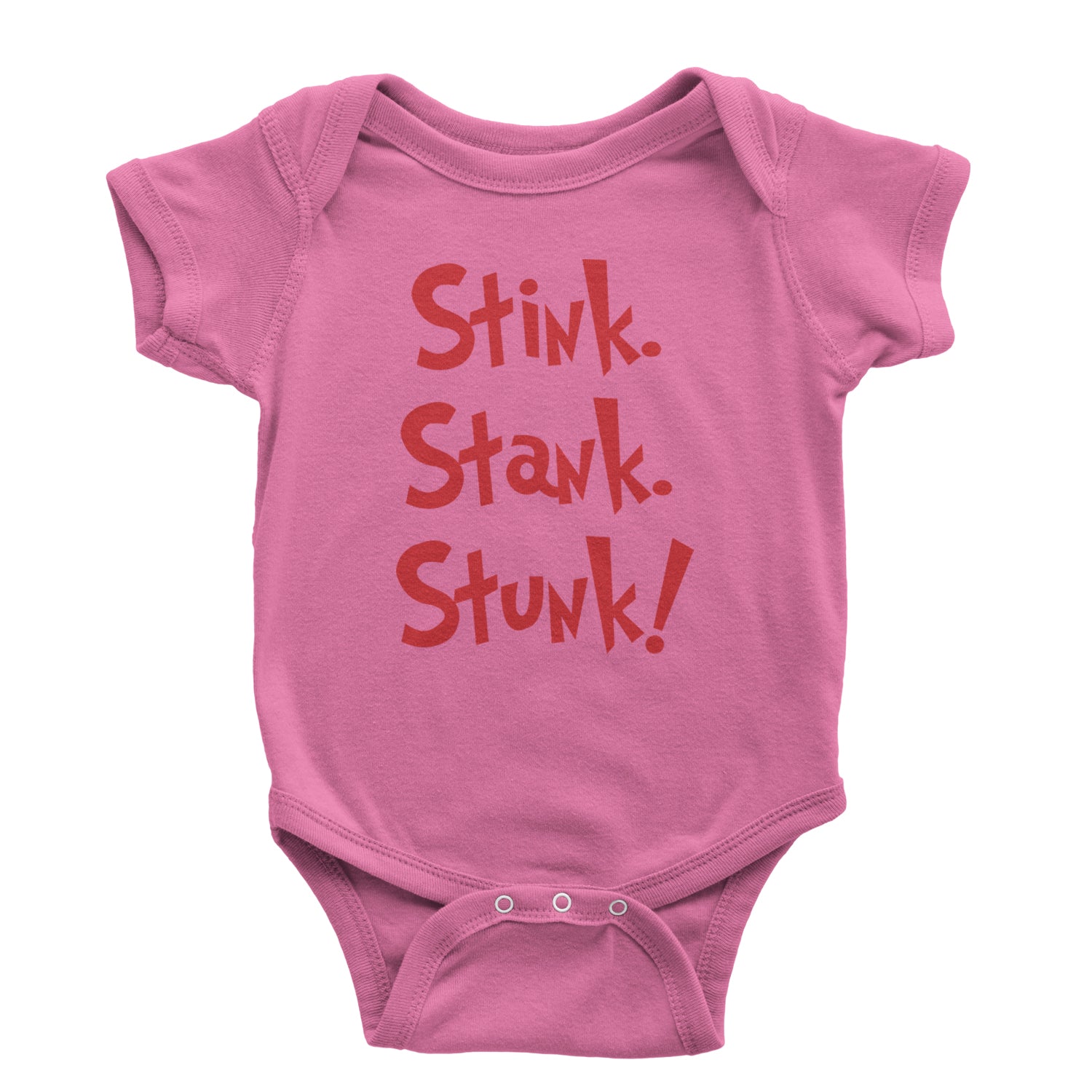 Stink Stank Stunk Gr-nch Infant One-Piece Romper Bodysuit and Toddler T-shirt Raspberry