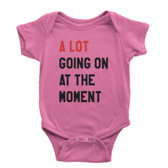 A Lot Going On At The Moment New TTPD Poet Department Infant One-Piece Romper Bodysuit and Toddler T-shirt Raspberry