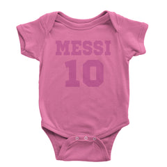 Messi World Soccer Futbol Messiami Infant One-Piece Romper Bodysuit and Toddler T-shirt Raspberry