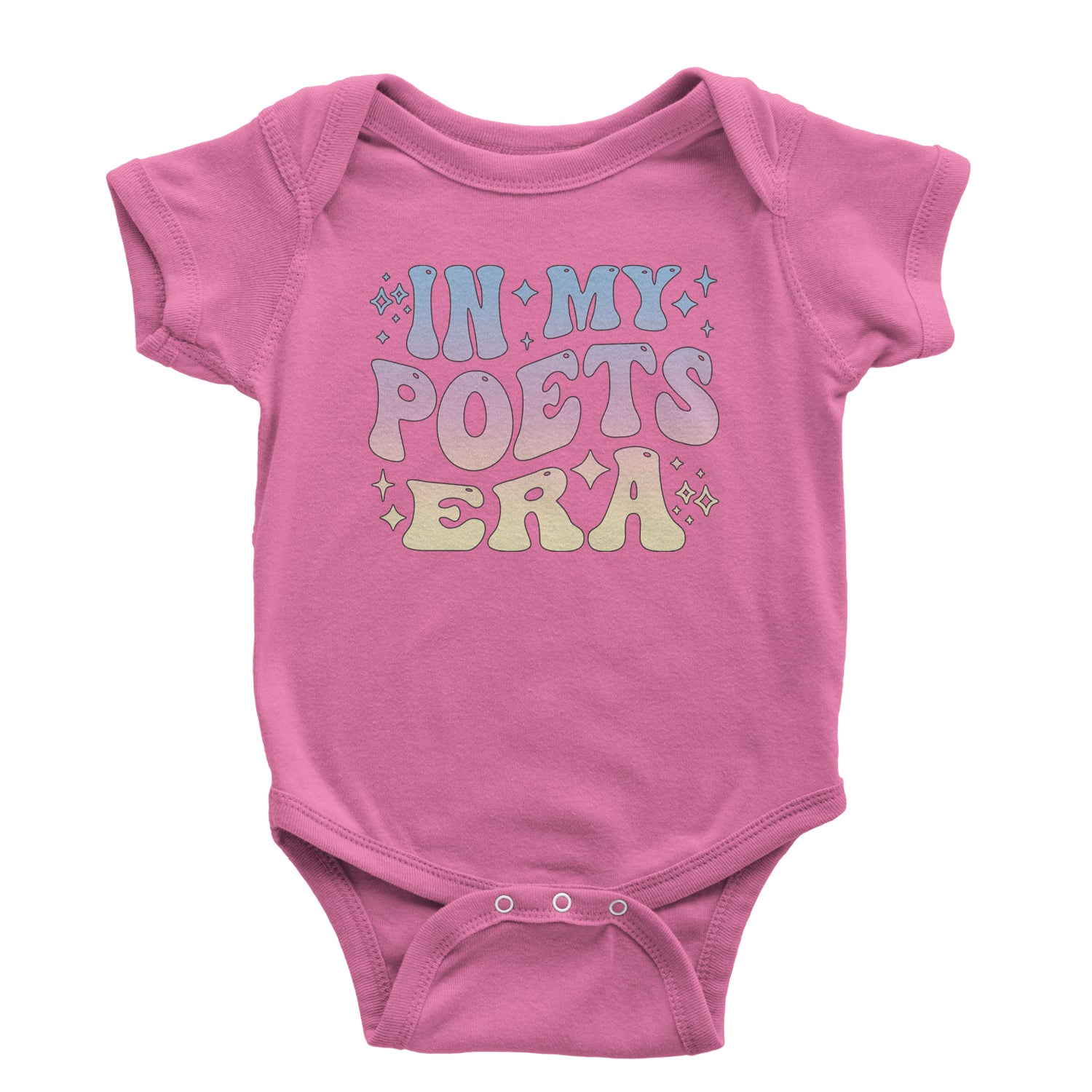 In My Poet Era Tie Dye TTPD Music Infant One-Piece Romper Bodysuit and Toddler T-shirt Raspberry