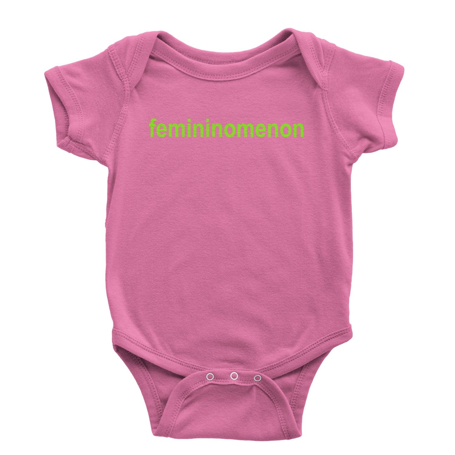 Femininomenon Female Empowerment Infant One-Piece Romper Bodysuit and Toddler T-shirt Raspberry