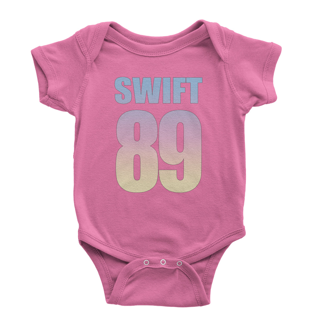 Lover Era Swift 89 Birth Year Music Fan TTPD Infant One-Piece Romper Bodysuit and Toddler T-shirt Raspberry