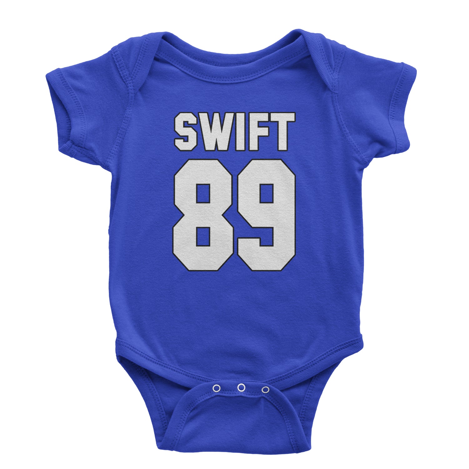 Swift 89 Birth Year Music Fan Era Poets Department Lover Infant One-Piece Romper Bodysuit and Toddler T-shirt Royal Blue