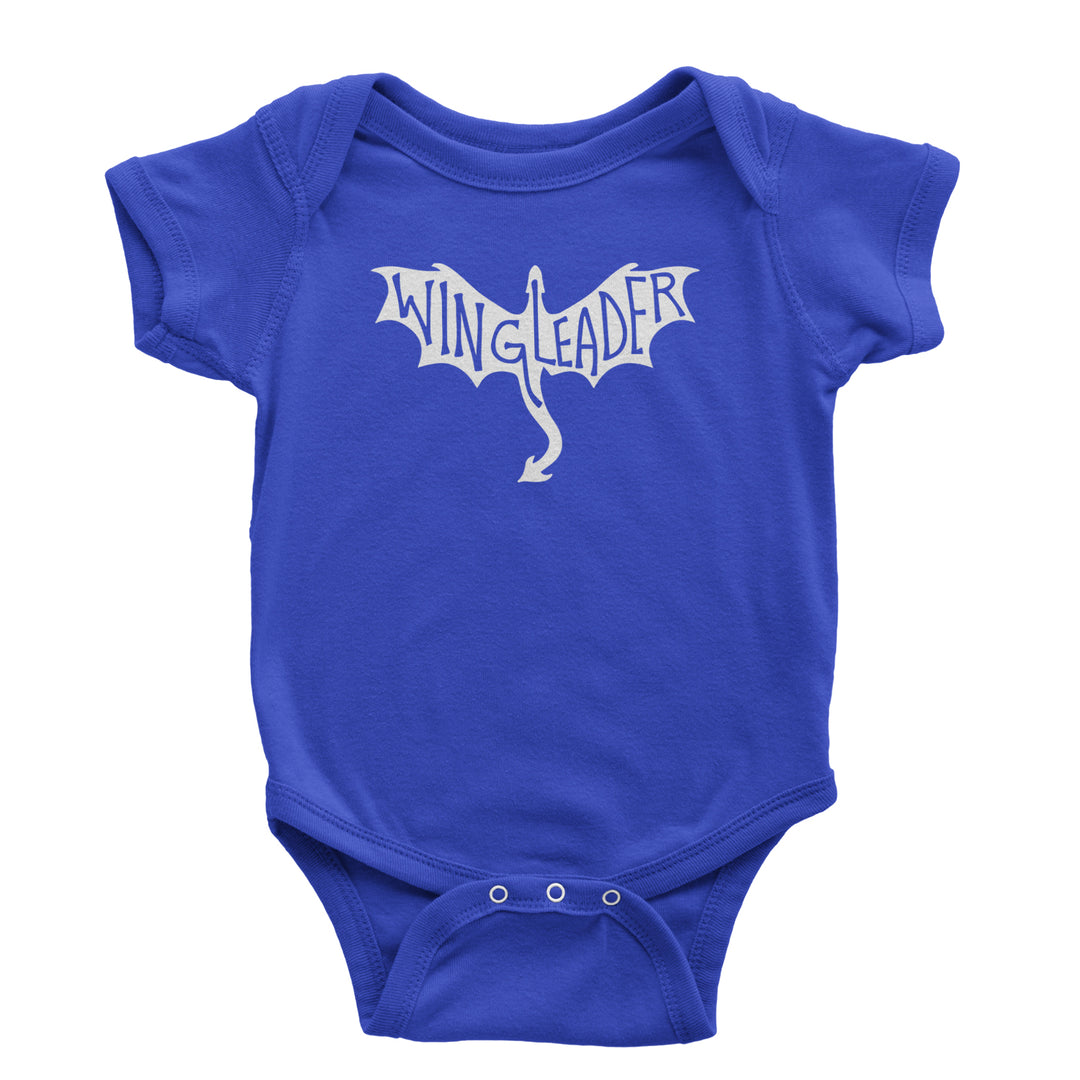 Wingleader Basgiath War College Infant One-Piece Romper Bodysuit Or Toddler T-shirt Royal Blue