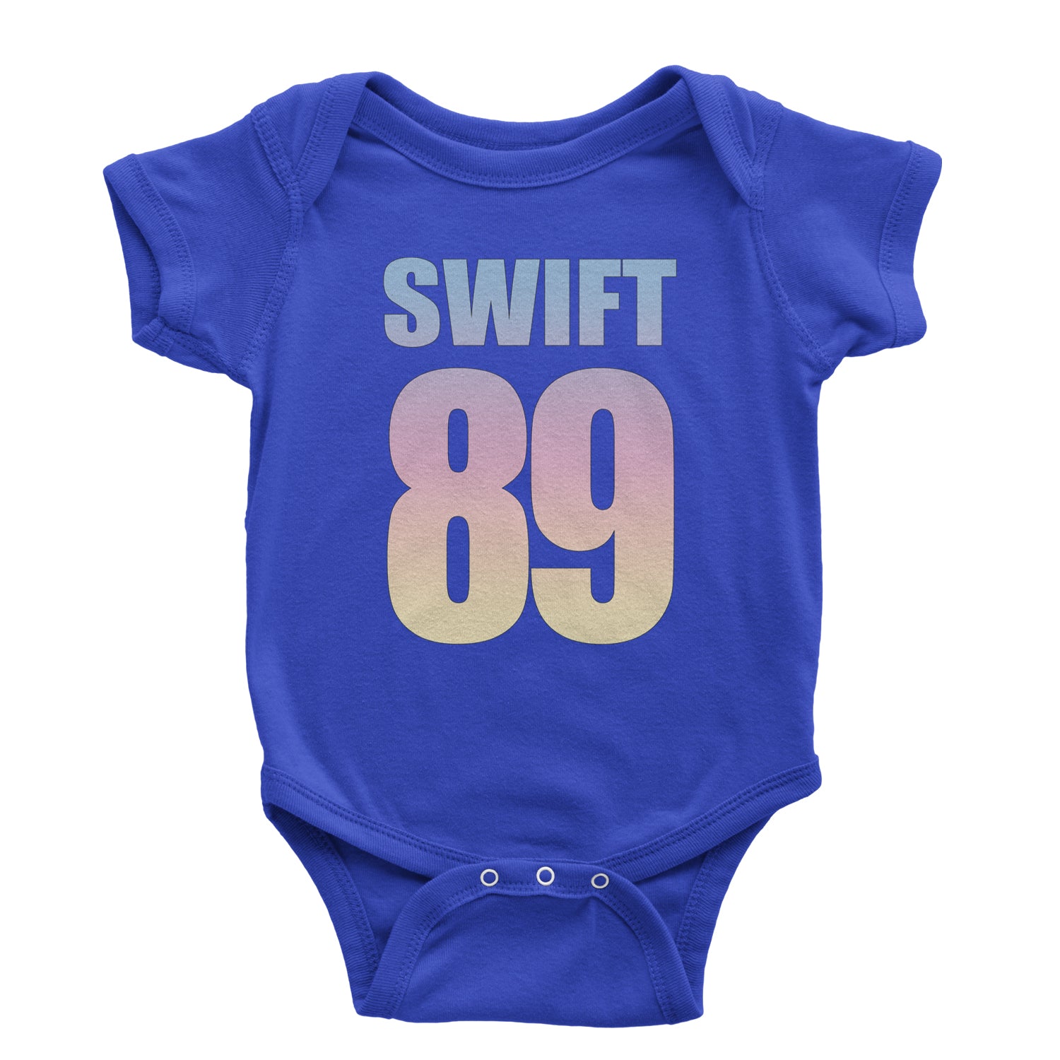 Lover Era Swift 89 Birth Year Music Fan TTPD Infant One-Piece Romper Bodysuit and Toddler T-shirt Royal Blue