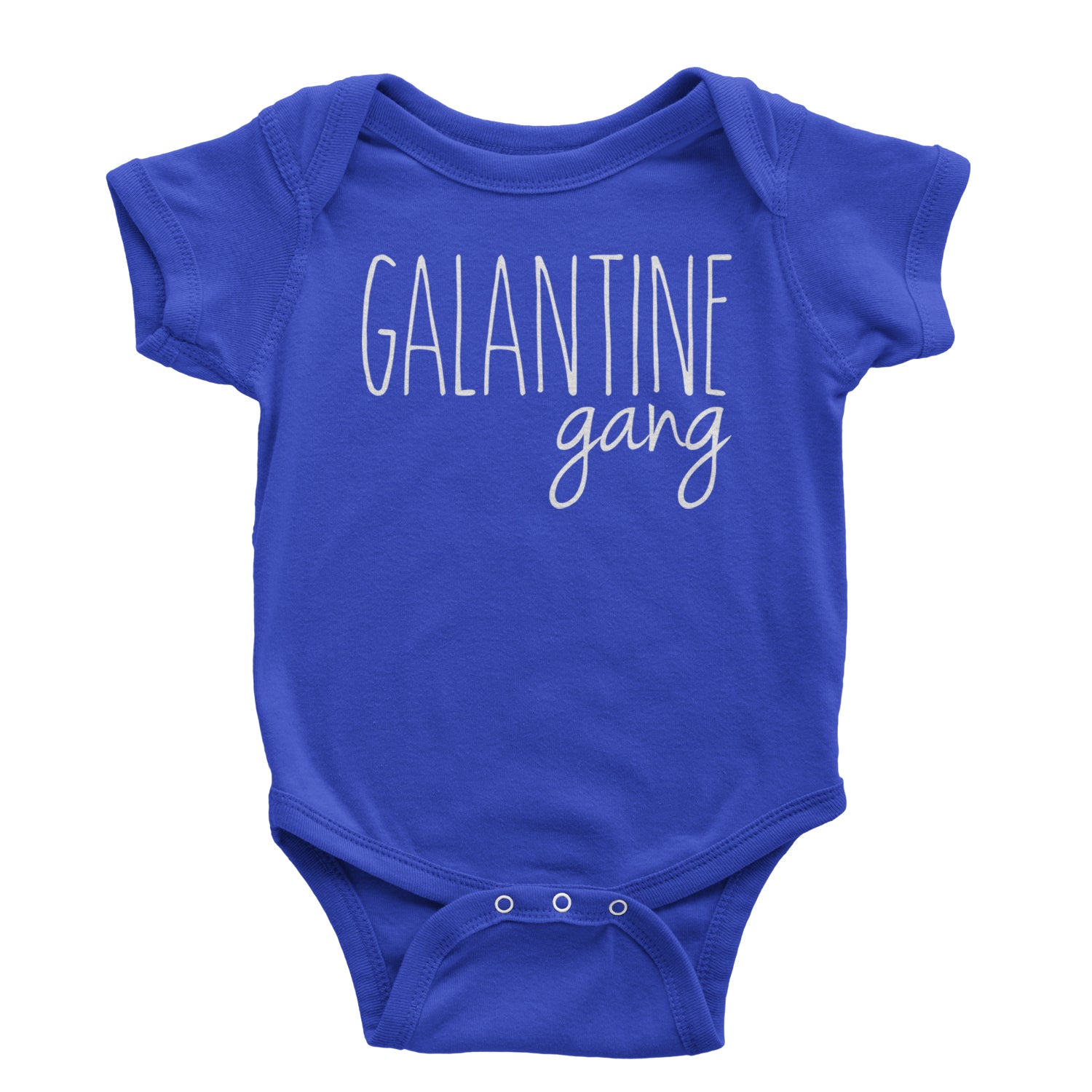 Galentine Gang Valentine's Shirt Infant One-Piece Romper Bodysuit and Toddler T-shirt Royal Blue