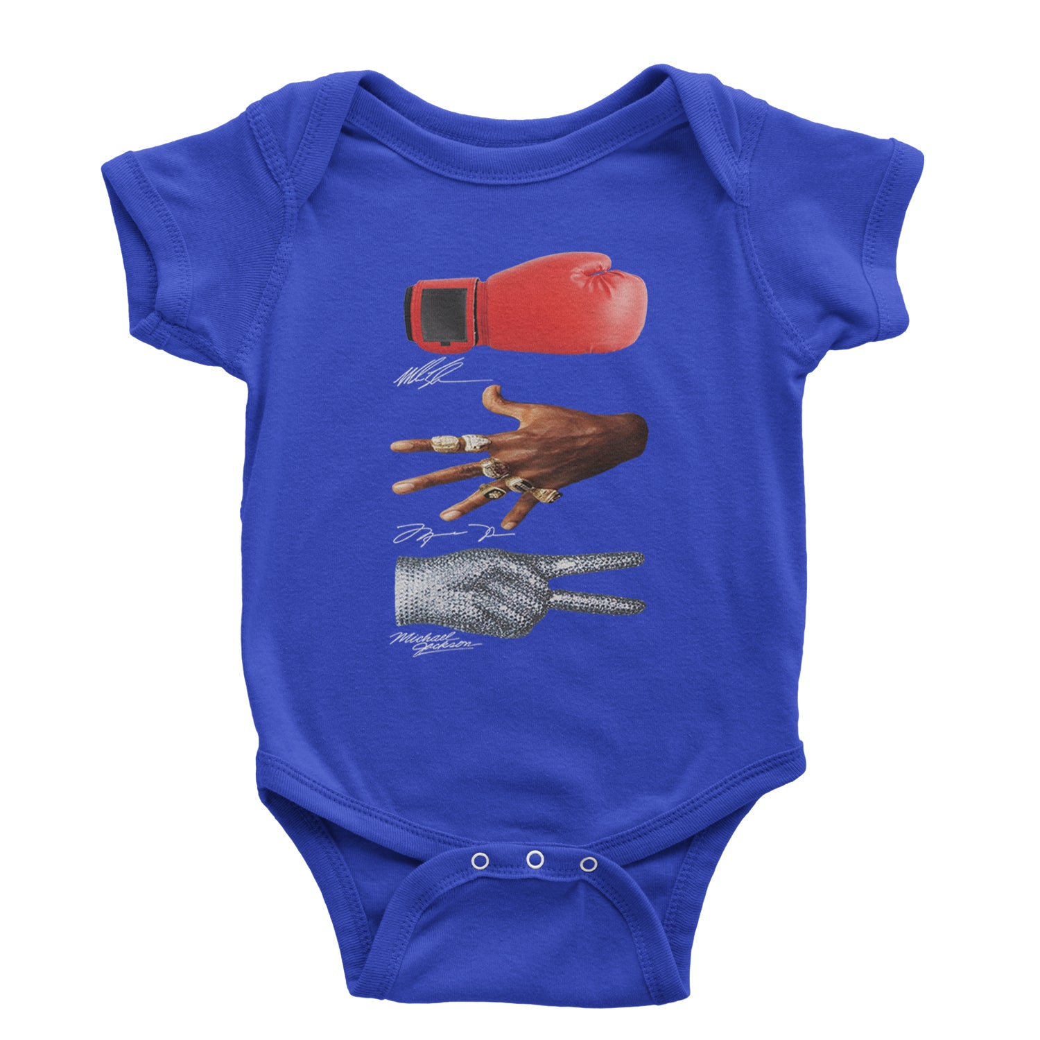 Tyson Jordan Jackson Iconic Michaels Infant One-Piece Romper Bodysuit and Toddler T-shirt Royal Blue