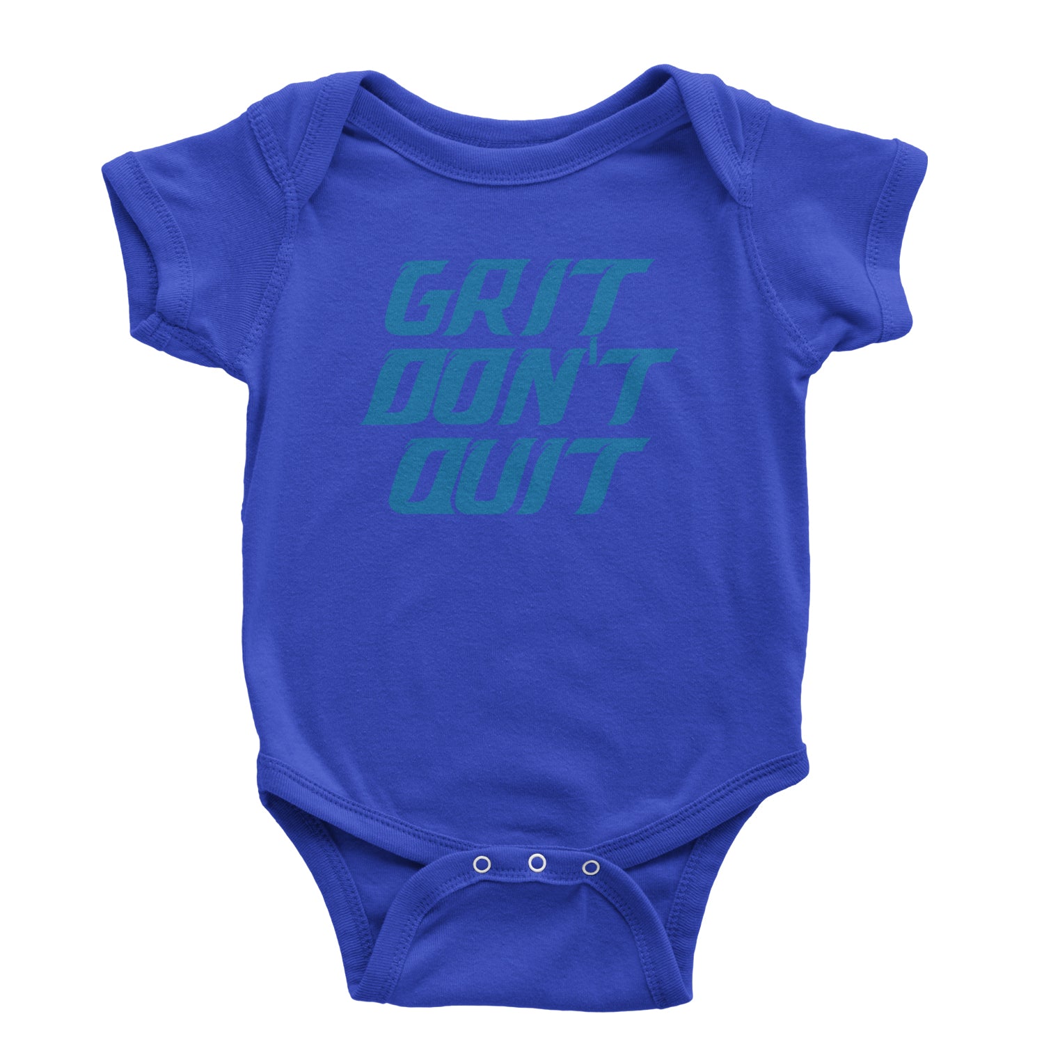 Grit Don't Quit Detroit Grit Infant One-Piece Romper Bodysuit and Toddler T-shirt Royal Blue