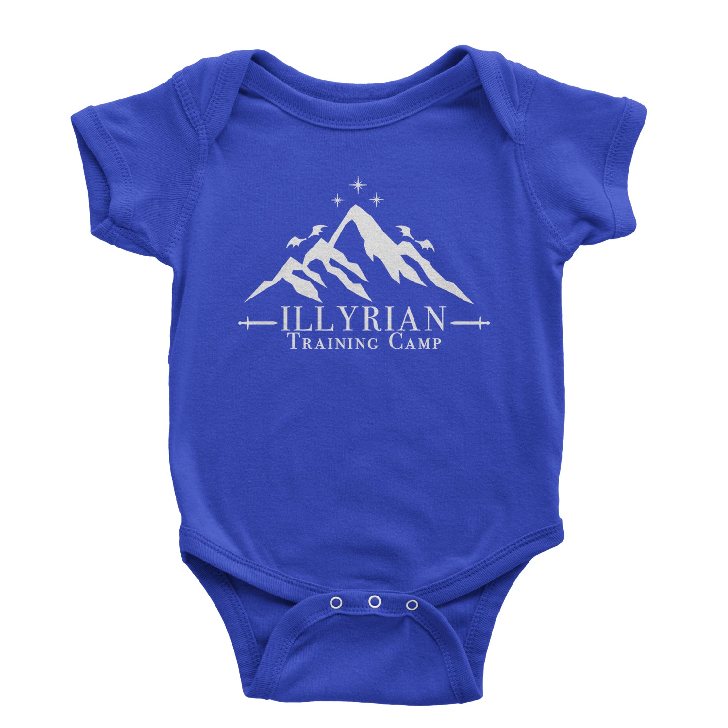 Illyrian Training Camp Night Court Infant One-Piece Romper Bodysuit and Toddler T-shirt Royal Blue