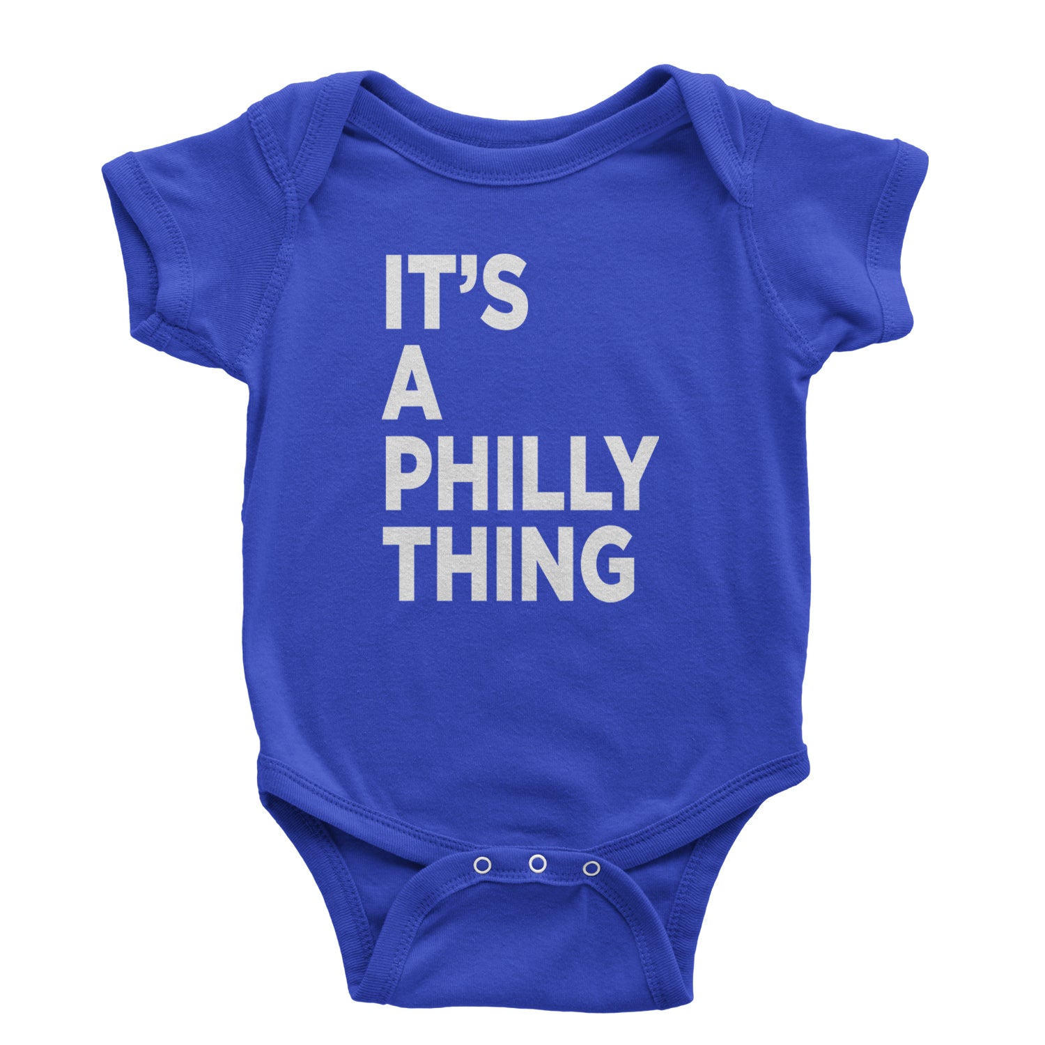 PHILLY It's A Philly Thing Infant One-Piece Romper Bodysuit and Toddler T-shirt Royal Blue