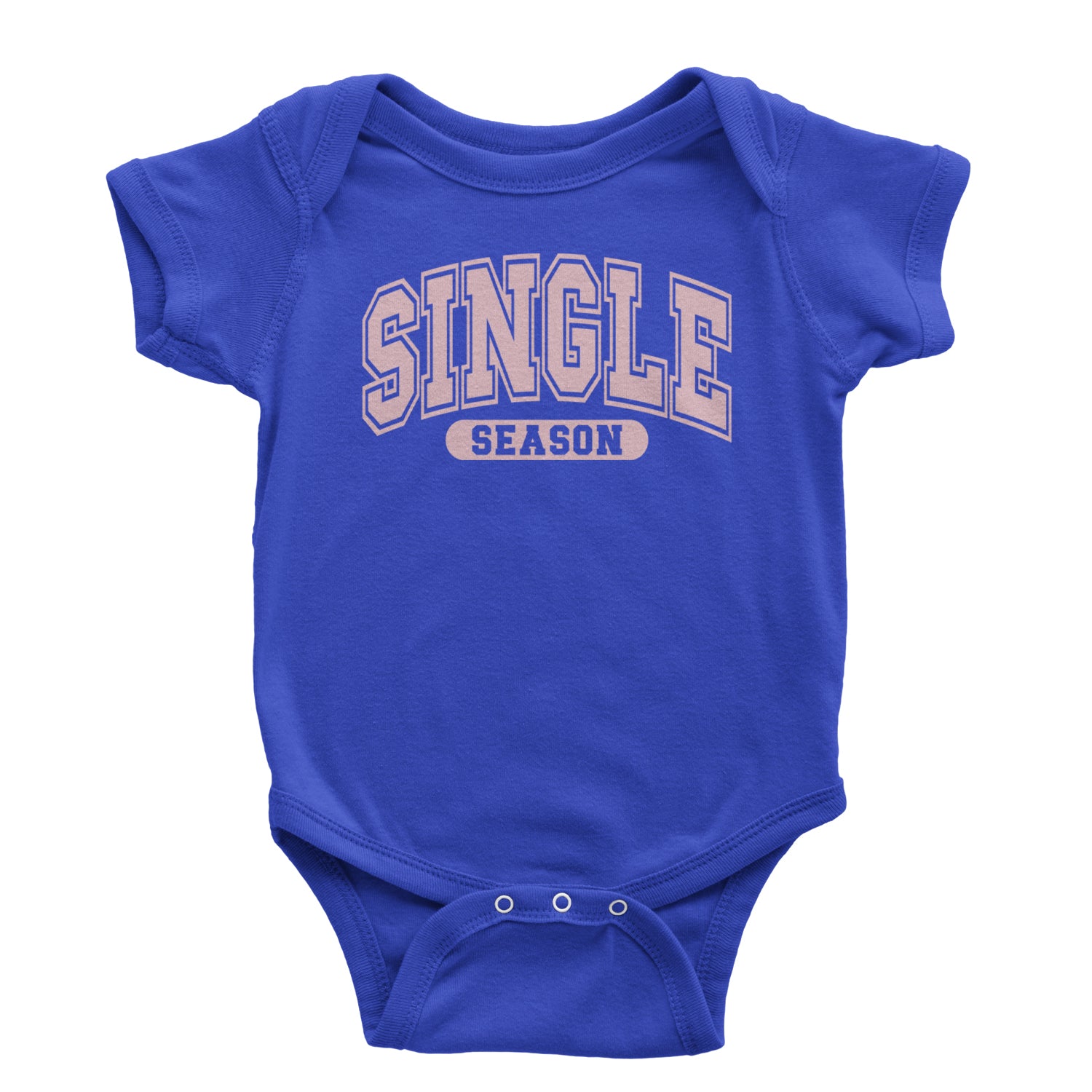 Single Season Valentine's Day Infant One-Piece Romper Bodysuit and Toddler T-shirt Royal Blue