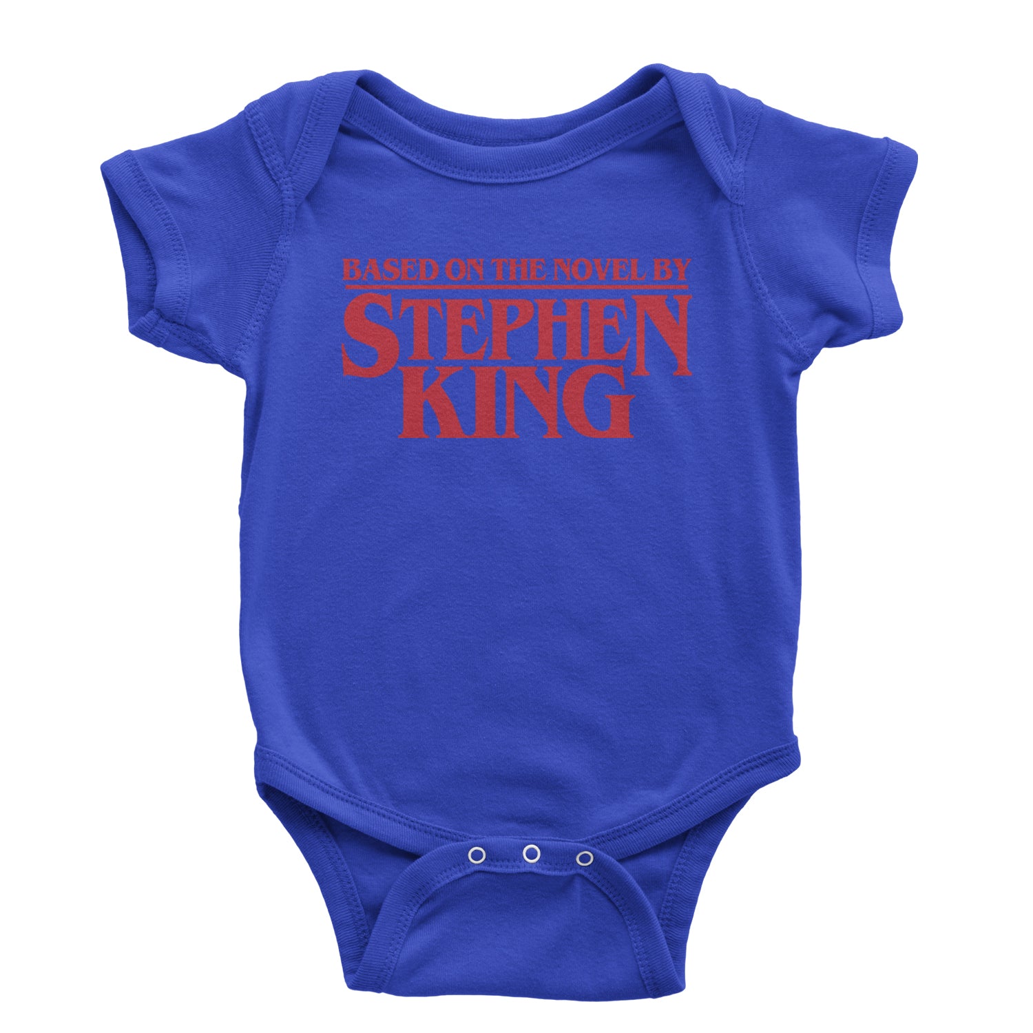 Based On The Novel By Stephen King Infant One-Piece Romper Bodysuit and Toddler T-shirt Royal Blue