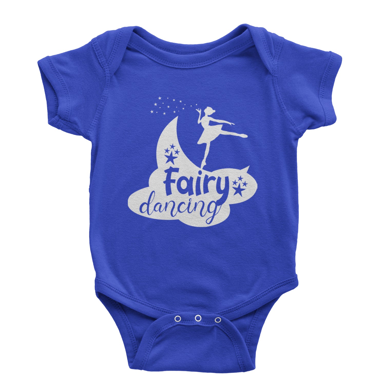 Fairy Dancing Infant One-Piece Romper Bodysuit and Toddler T-shirt Royal Blue