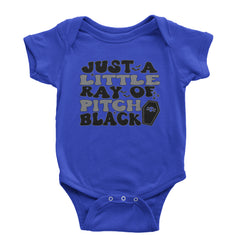 Just A Little Ray of Pitch Black graphic on Onesie and Toddler T-Shirt alternate view 7