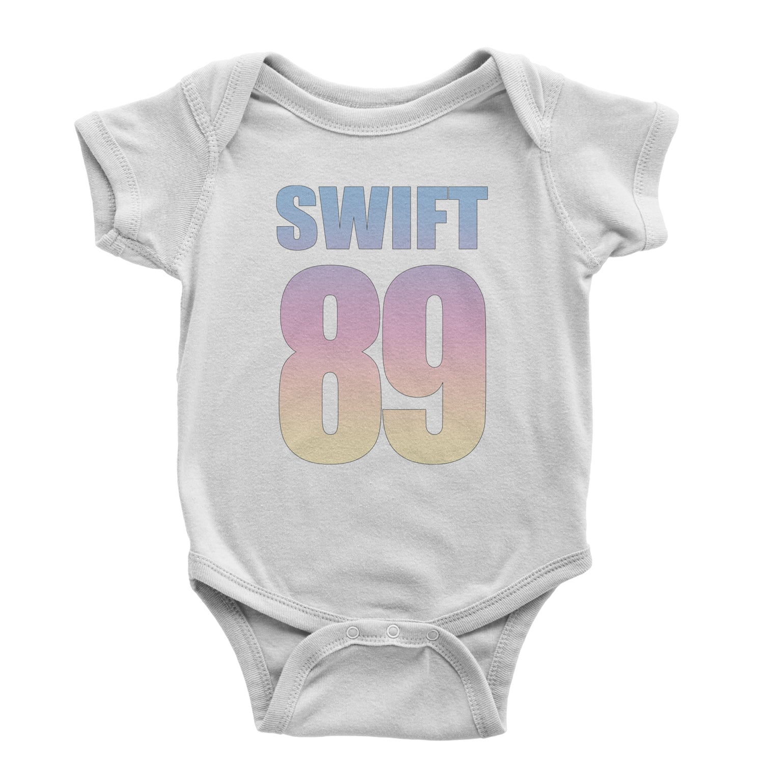 Lover Era Swift 89 Birth Year Music Fan TTPD Infant One-Piece Romper Bodysuit and Toddler T-shirt White