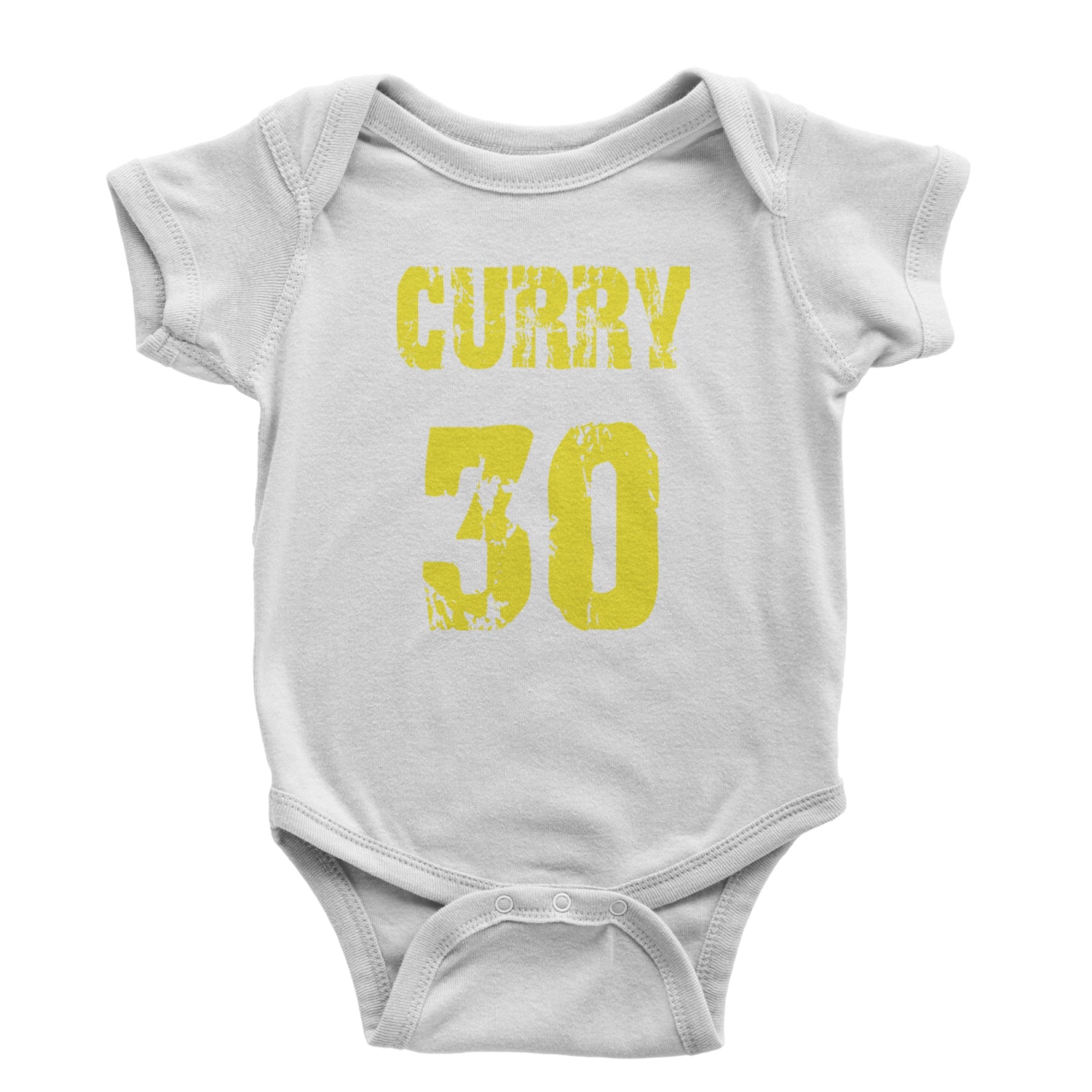 Curry #30 Infant One-Piece Romper Bodysuit and Toddler T-shirt White