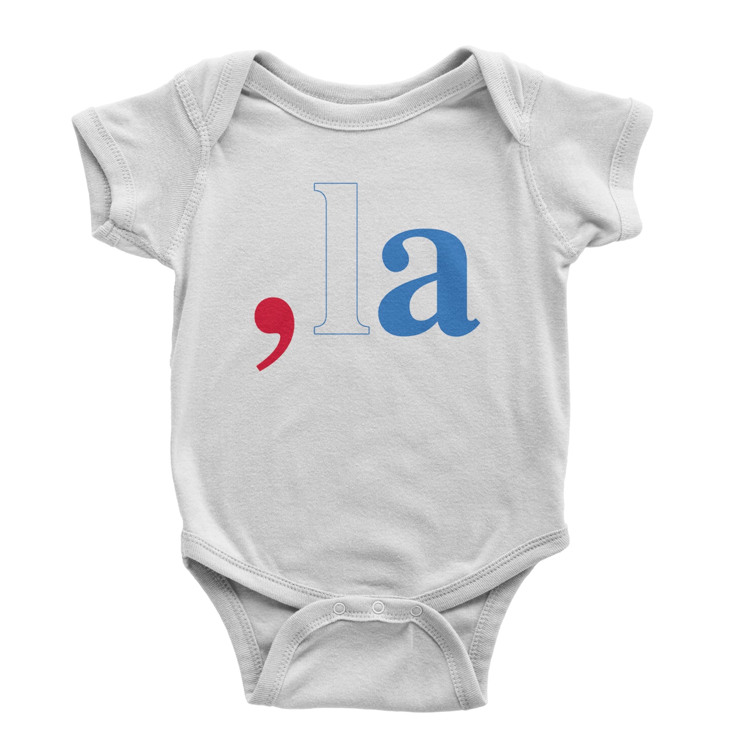 Comma-La - Support Kamala Harris For President 2024 Infant One-Piece Romper Bodysuit and Toddler T-shirt White