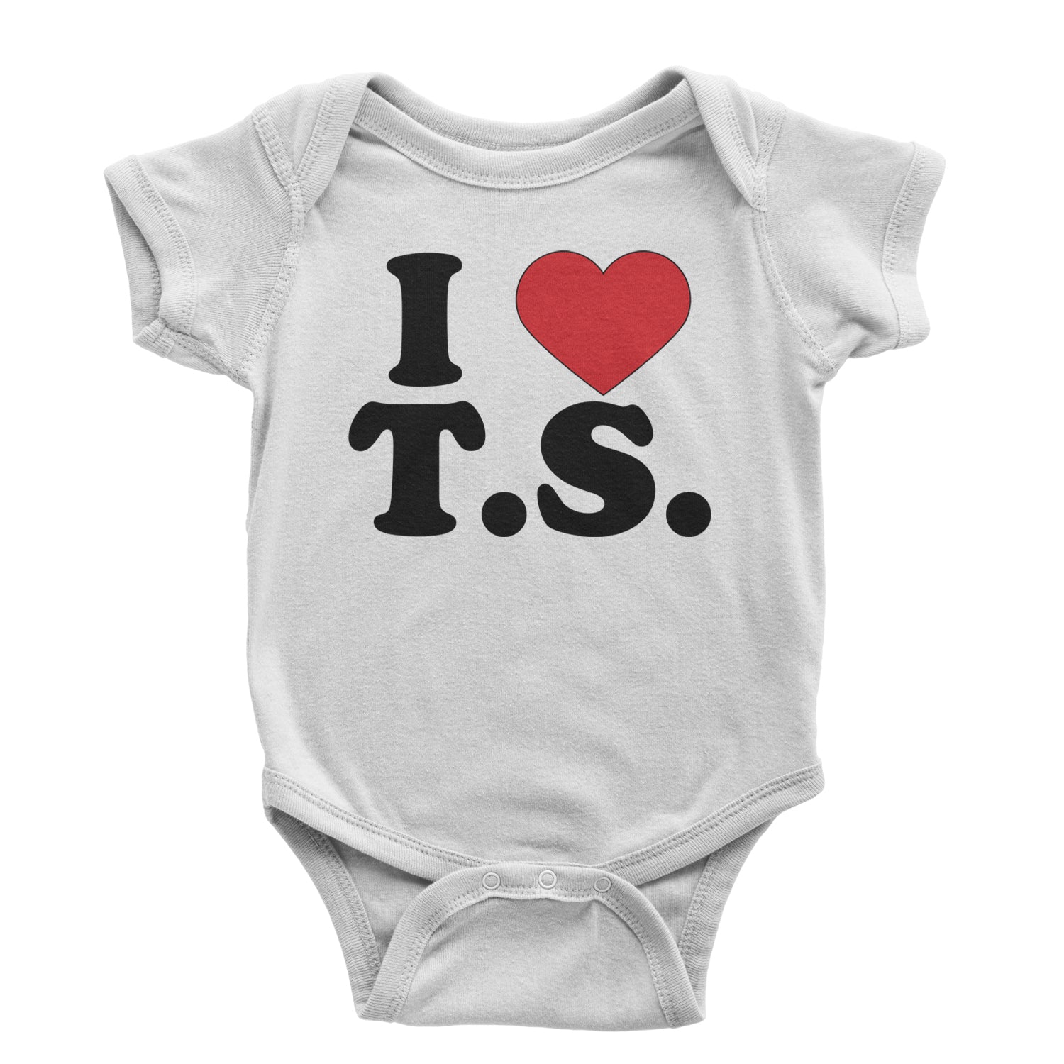 I Heart T.S. Concert Music Lover  Infant One-Piece Romper Bodysuit and Toddler T-shirt White