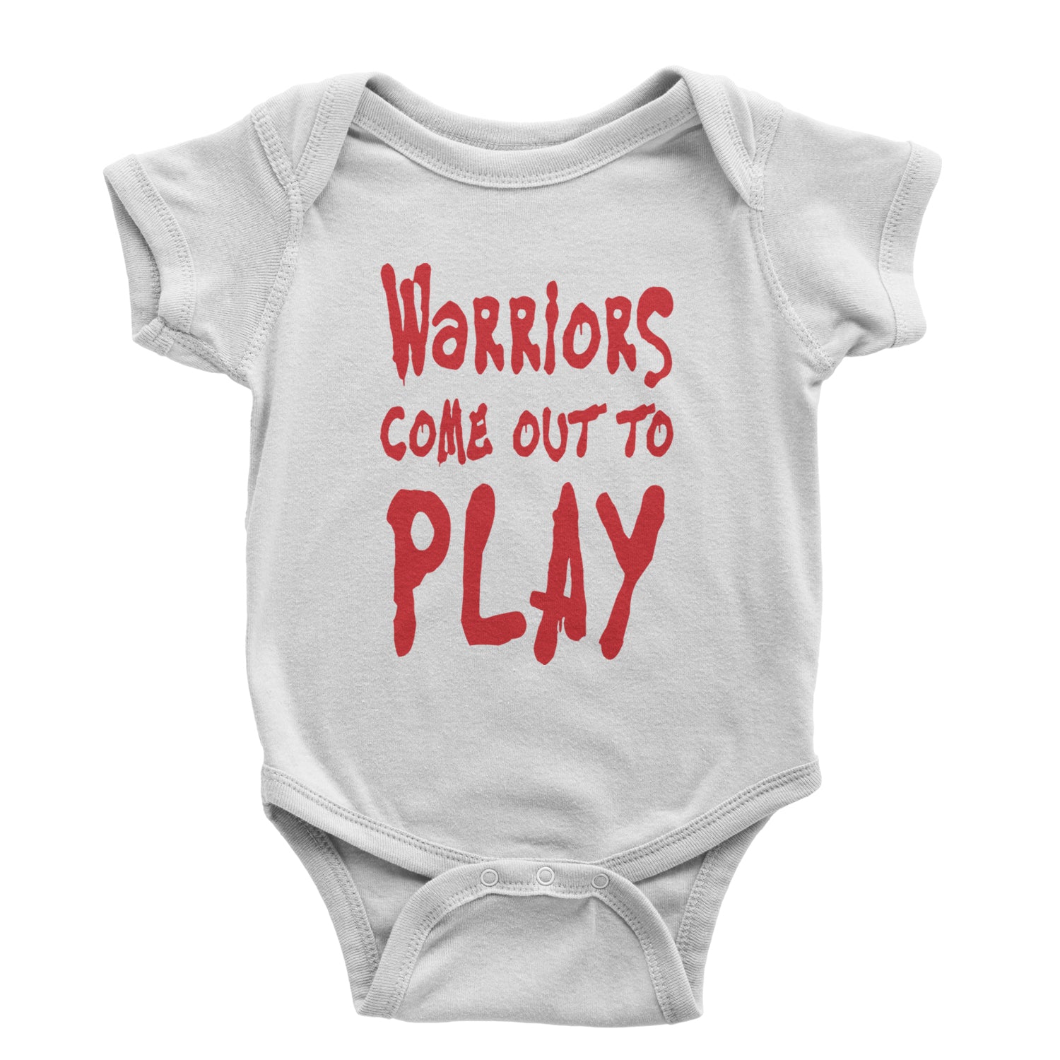 Warriors Come Out To Play  Infant One-Piece Romper Bodysuit and Toddler T-shirt Black