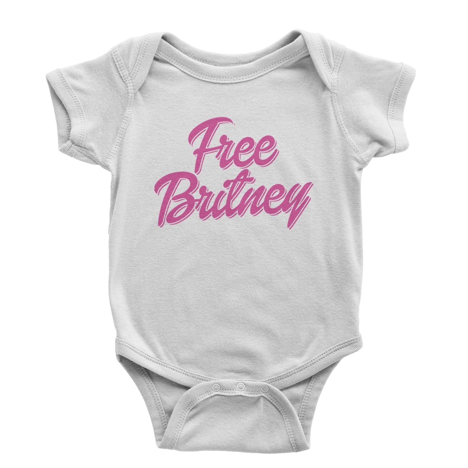 Pink Free Britney Infant One-Piece Romper Bodysuit and Toddler T-shirt Black