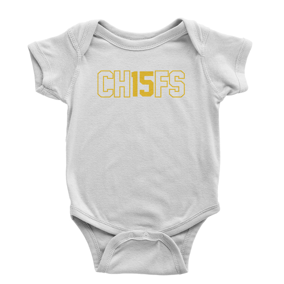 Ch15fs Chief 15 Shirt Infant One-Piece Romper Bodysuit and Toddler T-shirt White