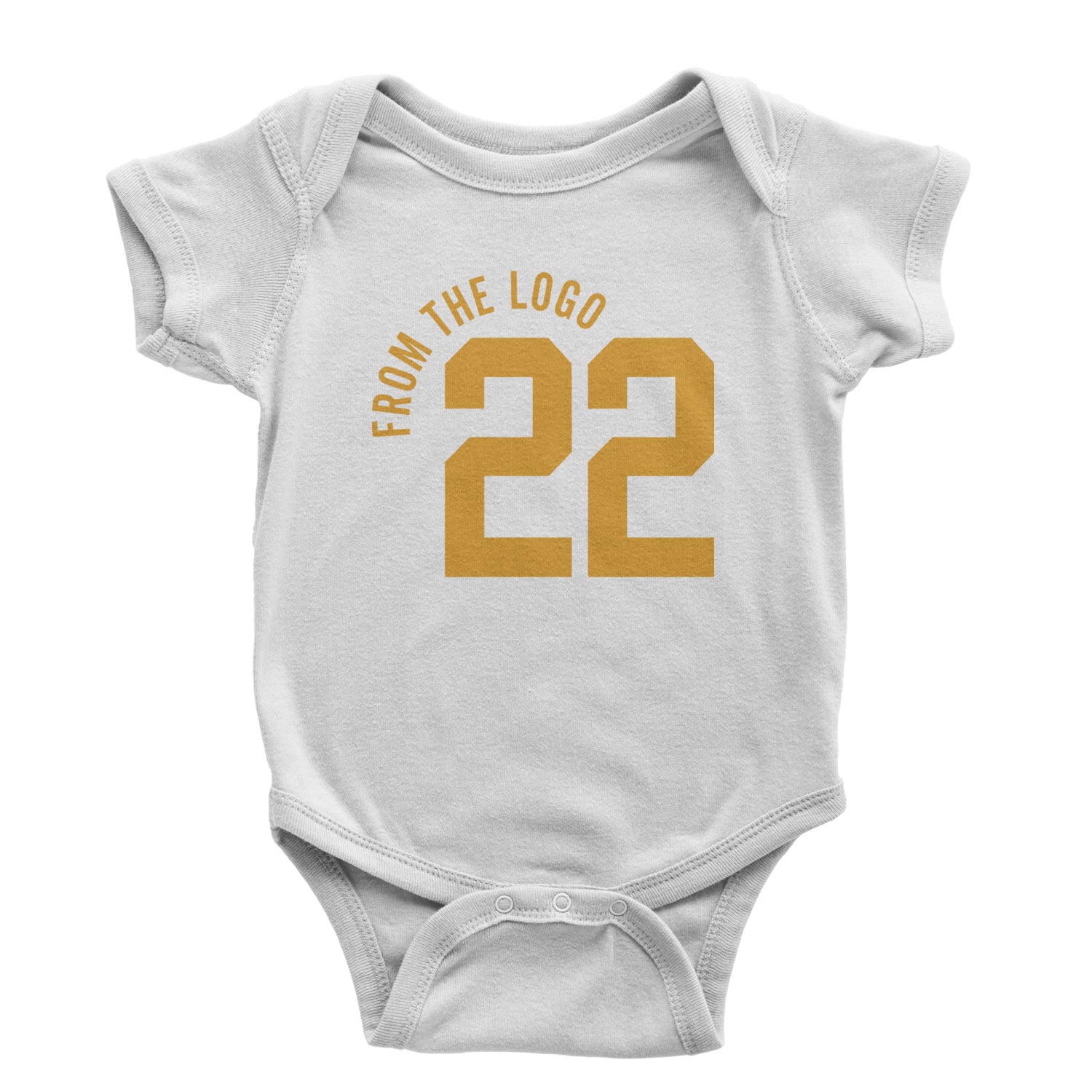 From The Logo #22 Basketball Infant One-Piece Romper Bodysuit and Toddler T-shirt Black