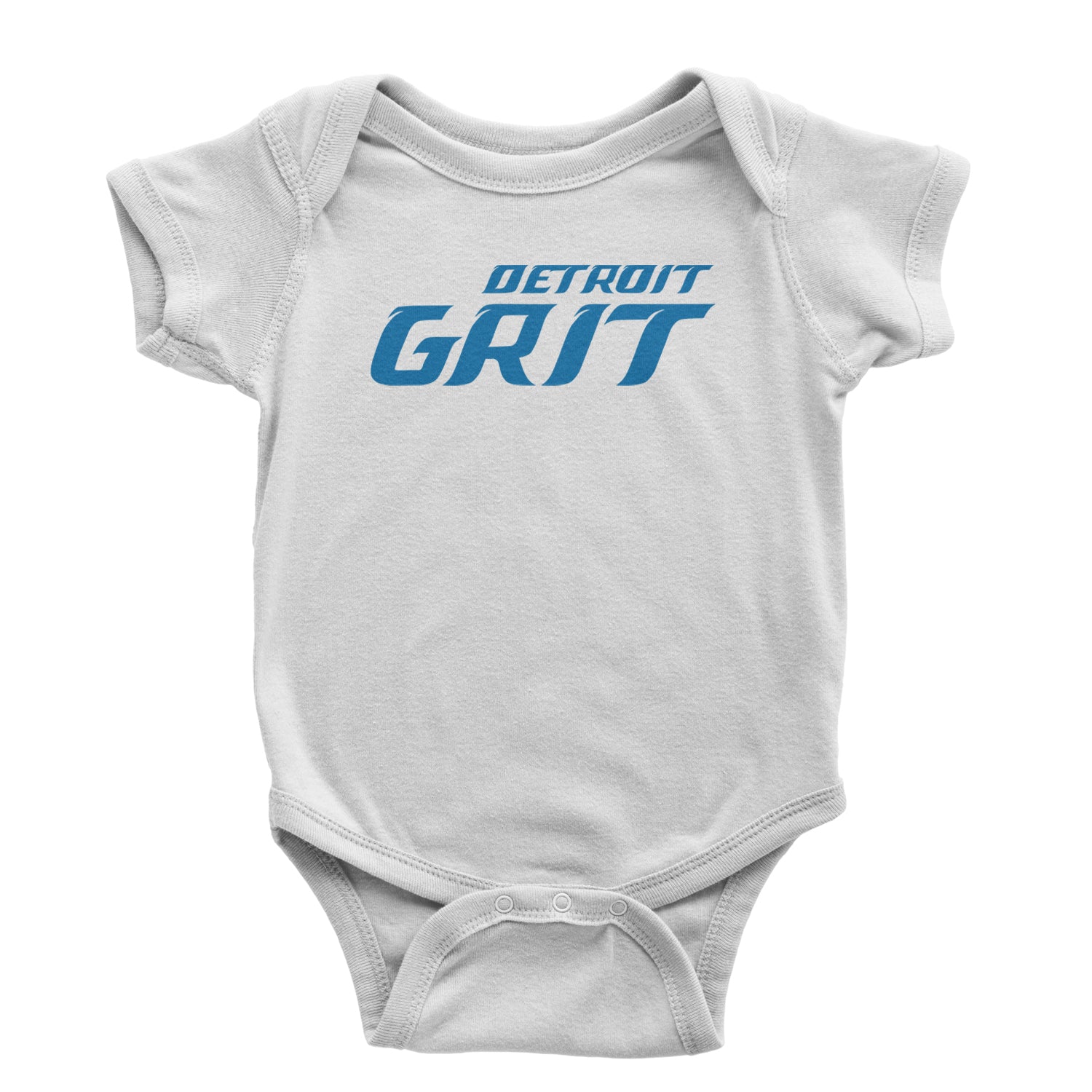 Grit Detroit Football Hard Knocks Infant One-Piece Romper Bodysuit and Toddler T-shirt White