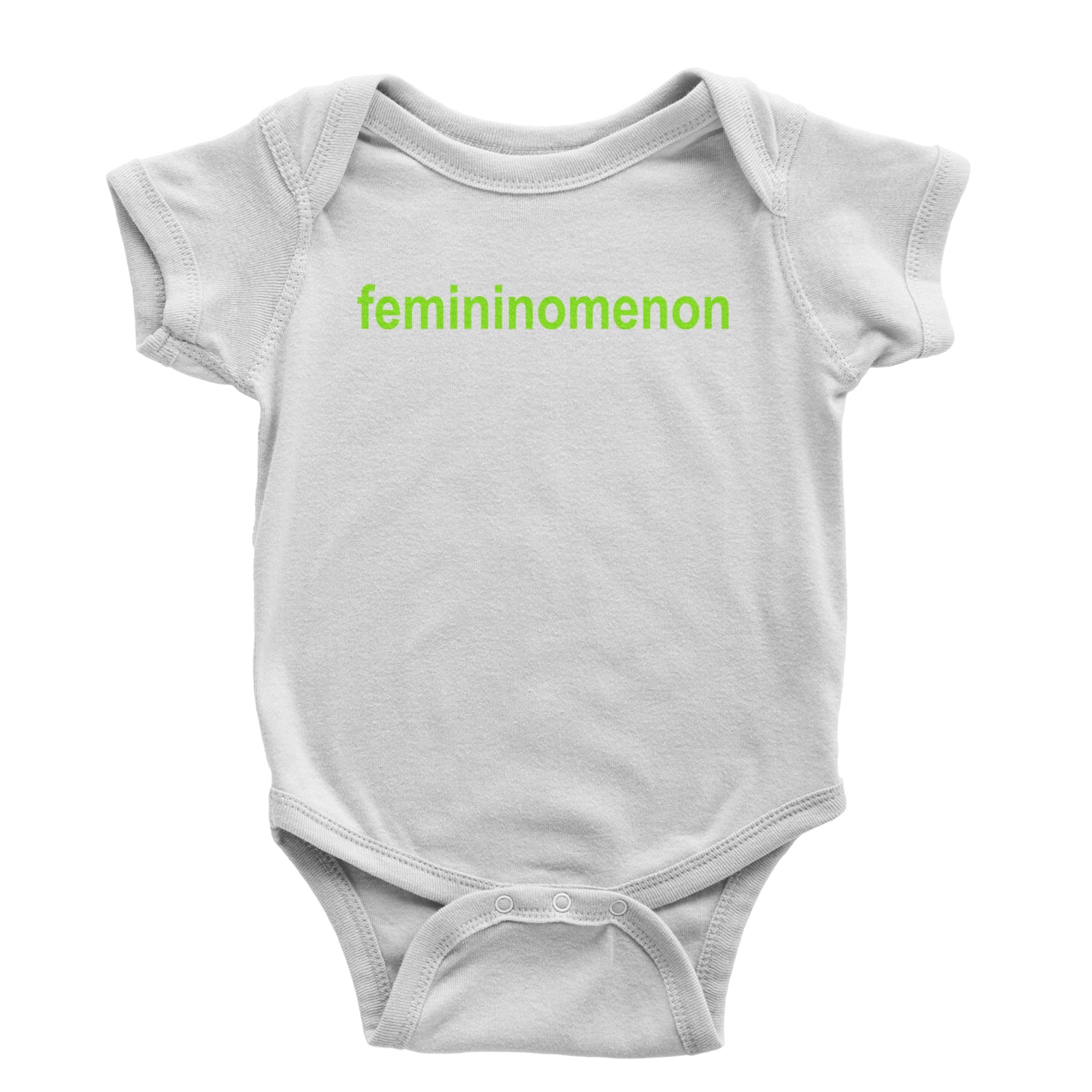 Femininomenon Female Empowerment Infant One-Piece Romper Bodysuit and Toddler T-shirt Black