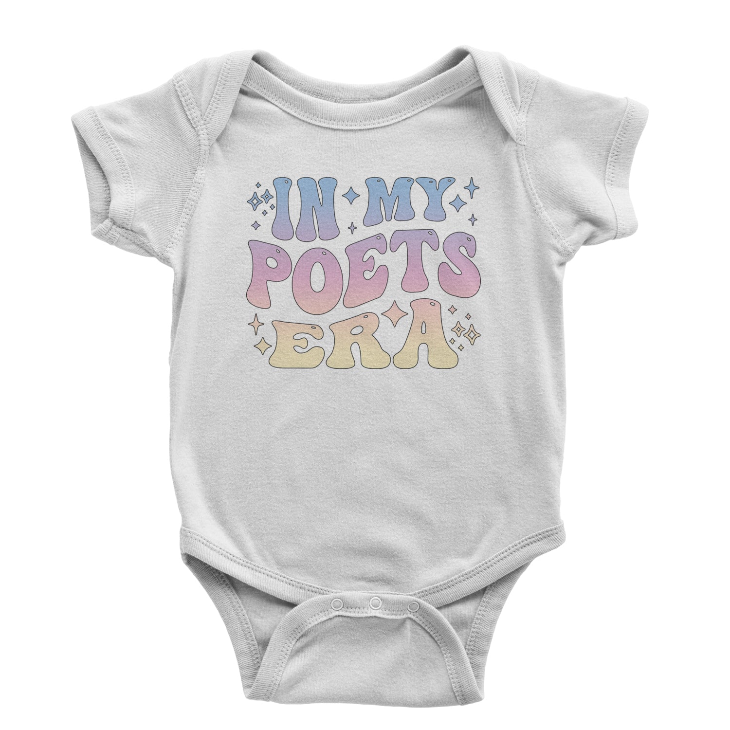 In My Poet Era Tie Dye TTPD Music Infant One-Piece Romper Bodysuit and Toddler T-shirt Black