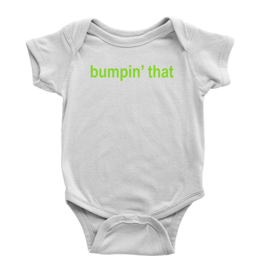 Bumpin' That Brat Music Infant One-Piece Romper Bodysuit and Toddler T-shirt White