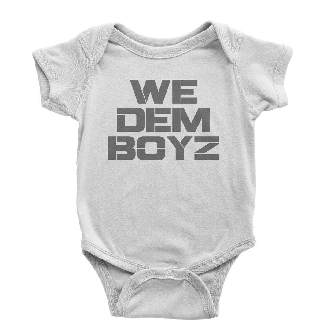 WE Dem Boys Dallas  Infant One-Piece Romper Bodysuit and Toddler T-shirt White