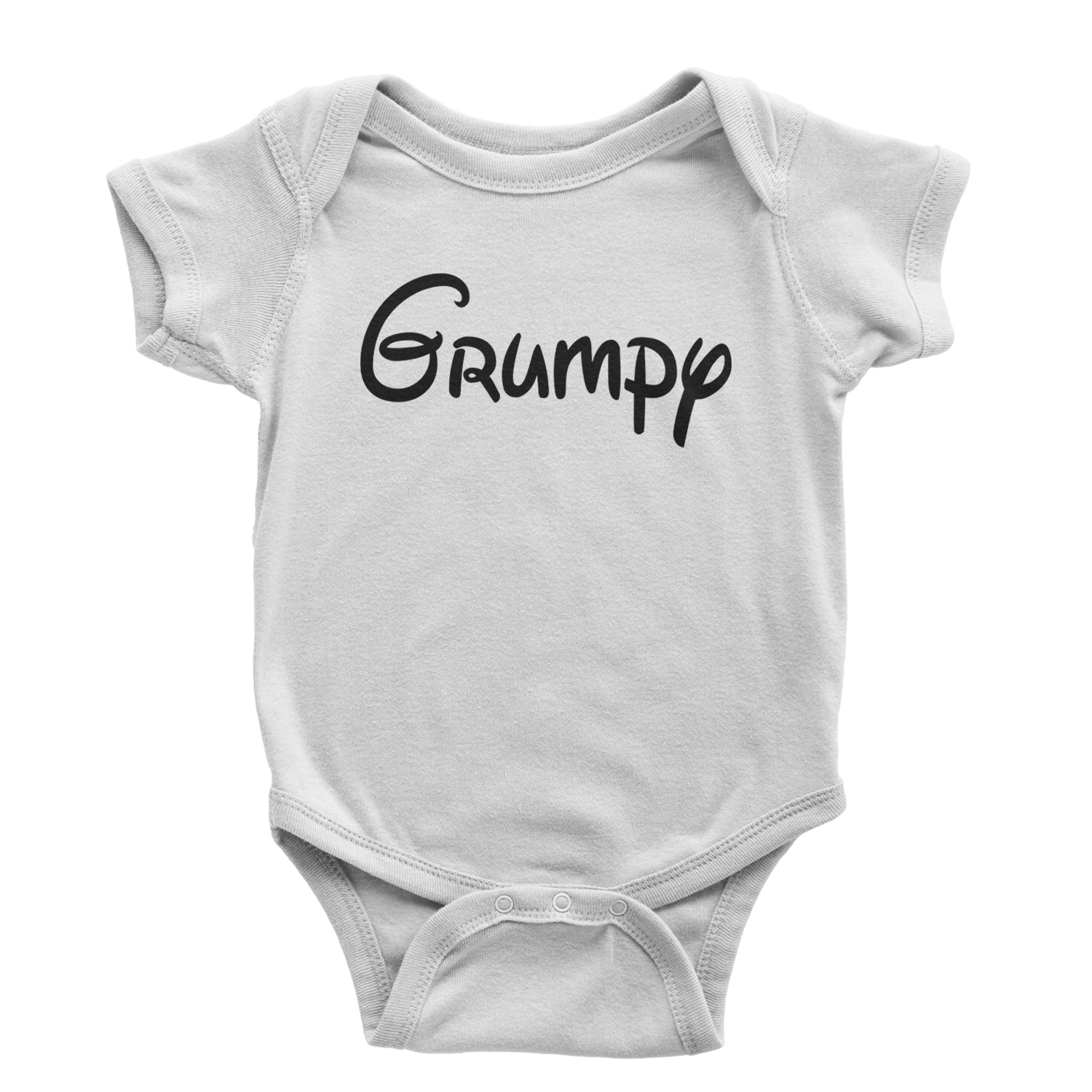 Grumpy - 7 Dwarfs Costume Infant One-Piece Romper Bodysuit and Toddler T-shirt White