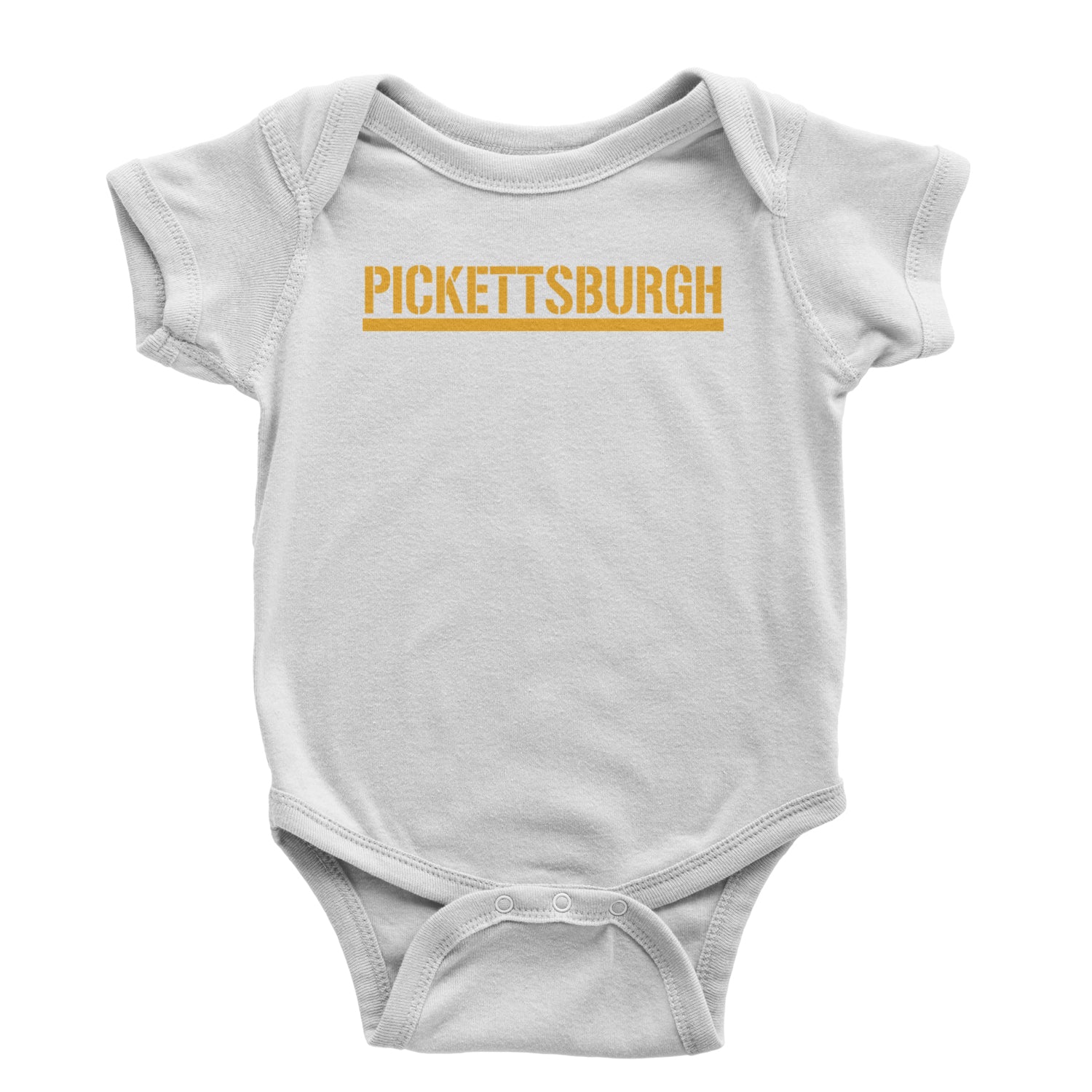 Pickettsburgh Pittsburgh Football Infant One-Piece Romper Bodysuit and Toddler T-shirt Black