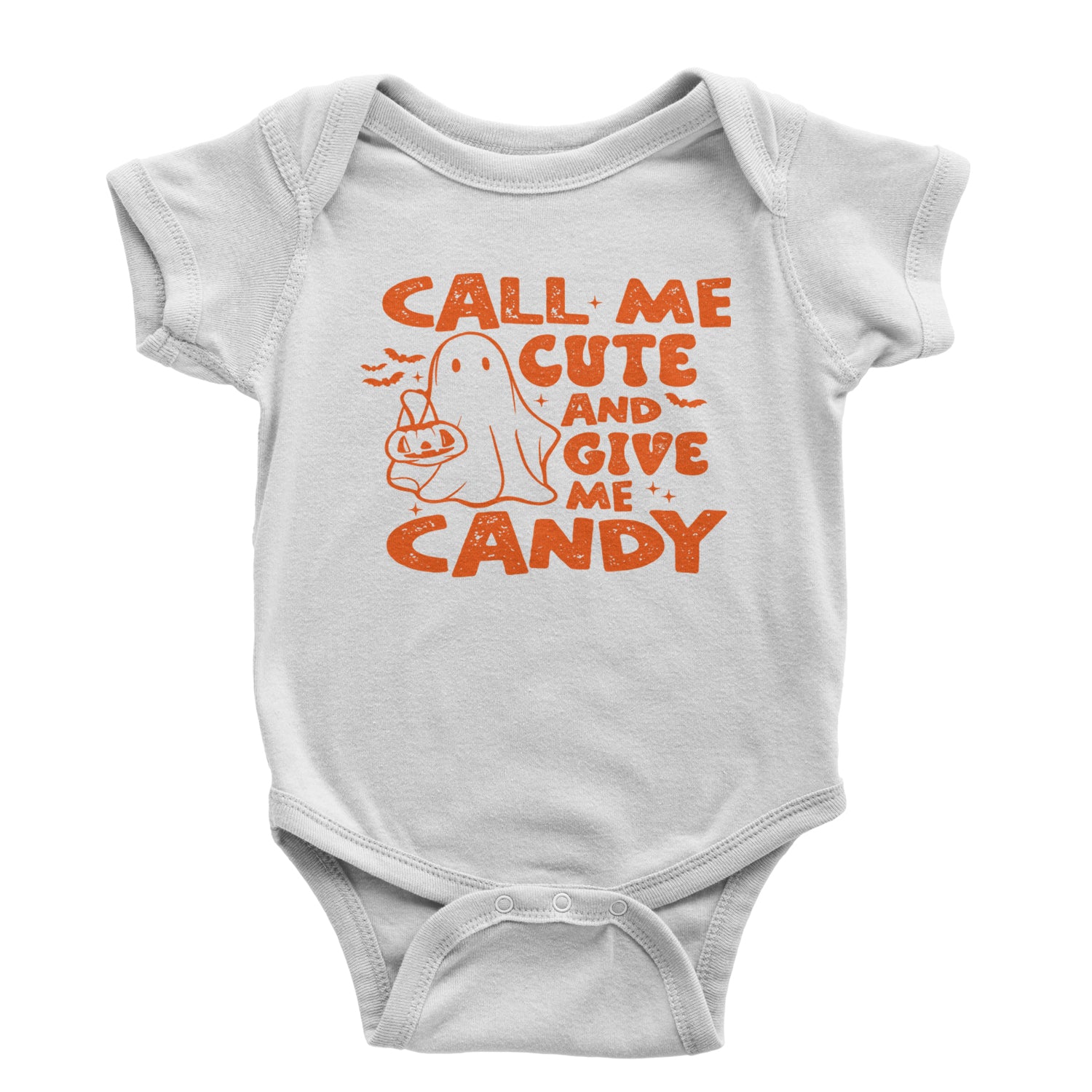 Call Me Cute And Give Me Candy Infant One-Piece Romper Bodysuit and Toddler T-shirt Black